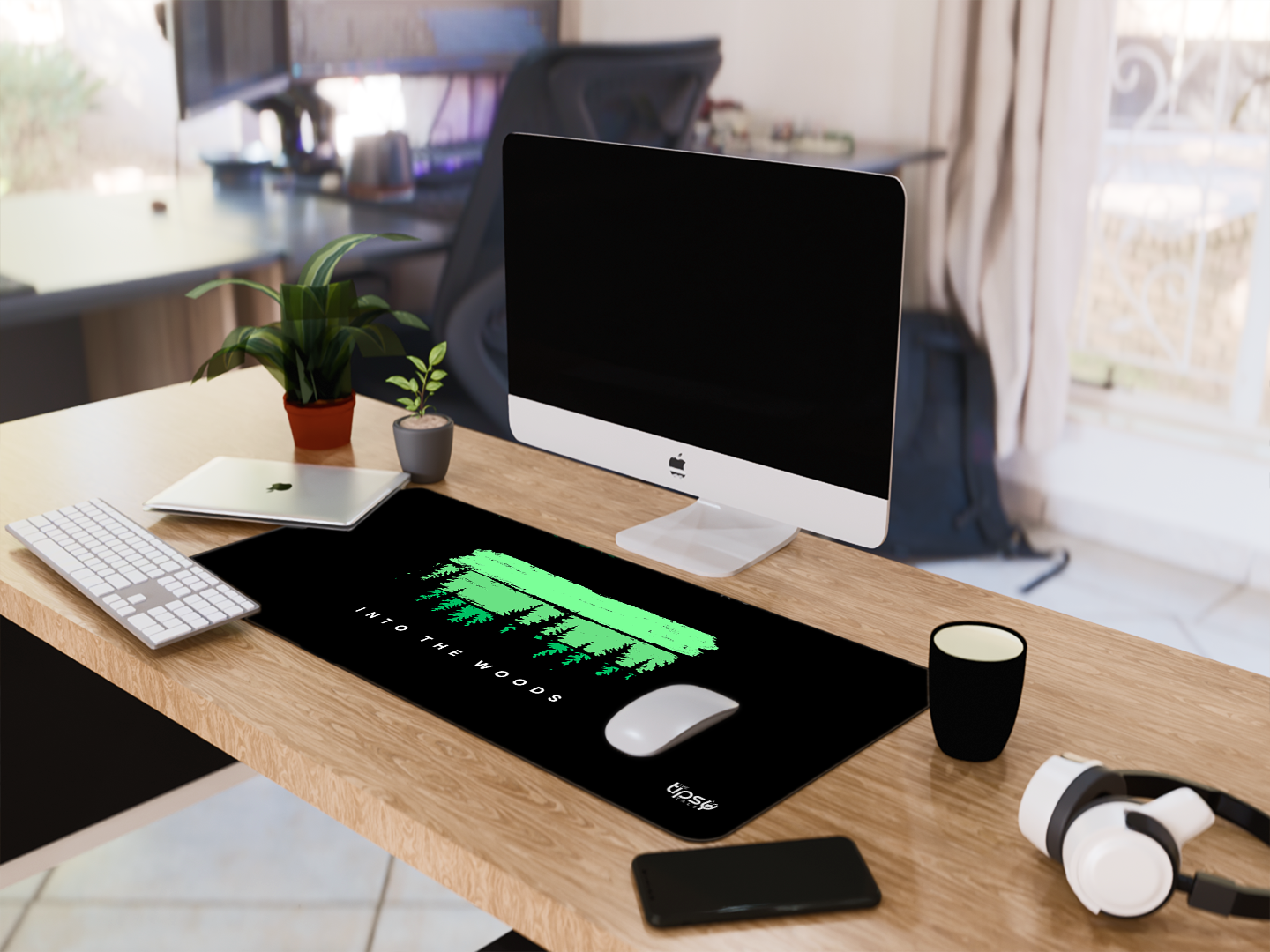 "INTO THE WOODS" Gaming Mousepad- Elevate Your Gaming Experience
