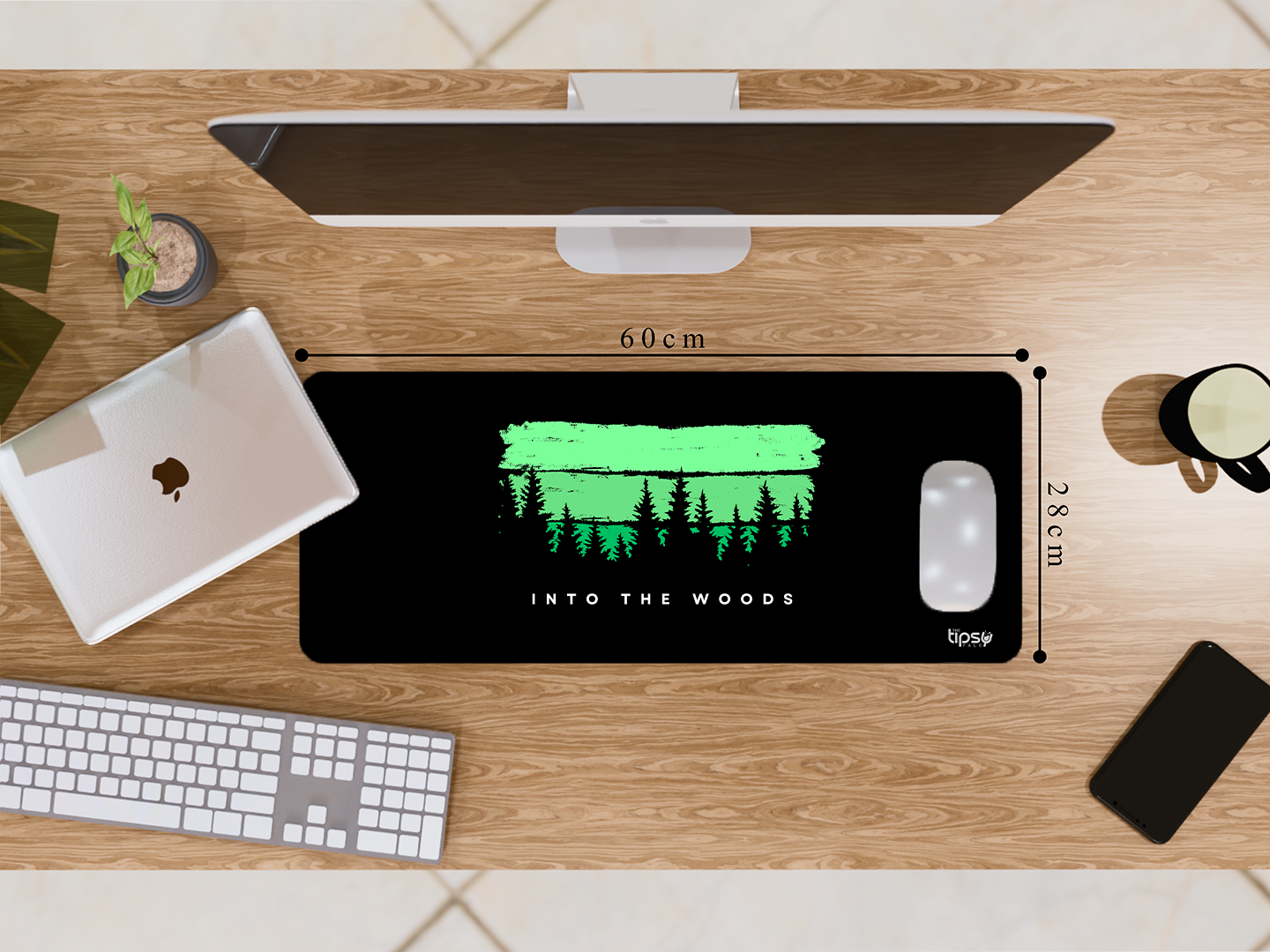 "INTO THE WOODS" Gaming Mousepad- Elevate Your Gaming Experience