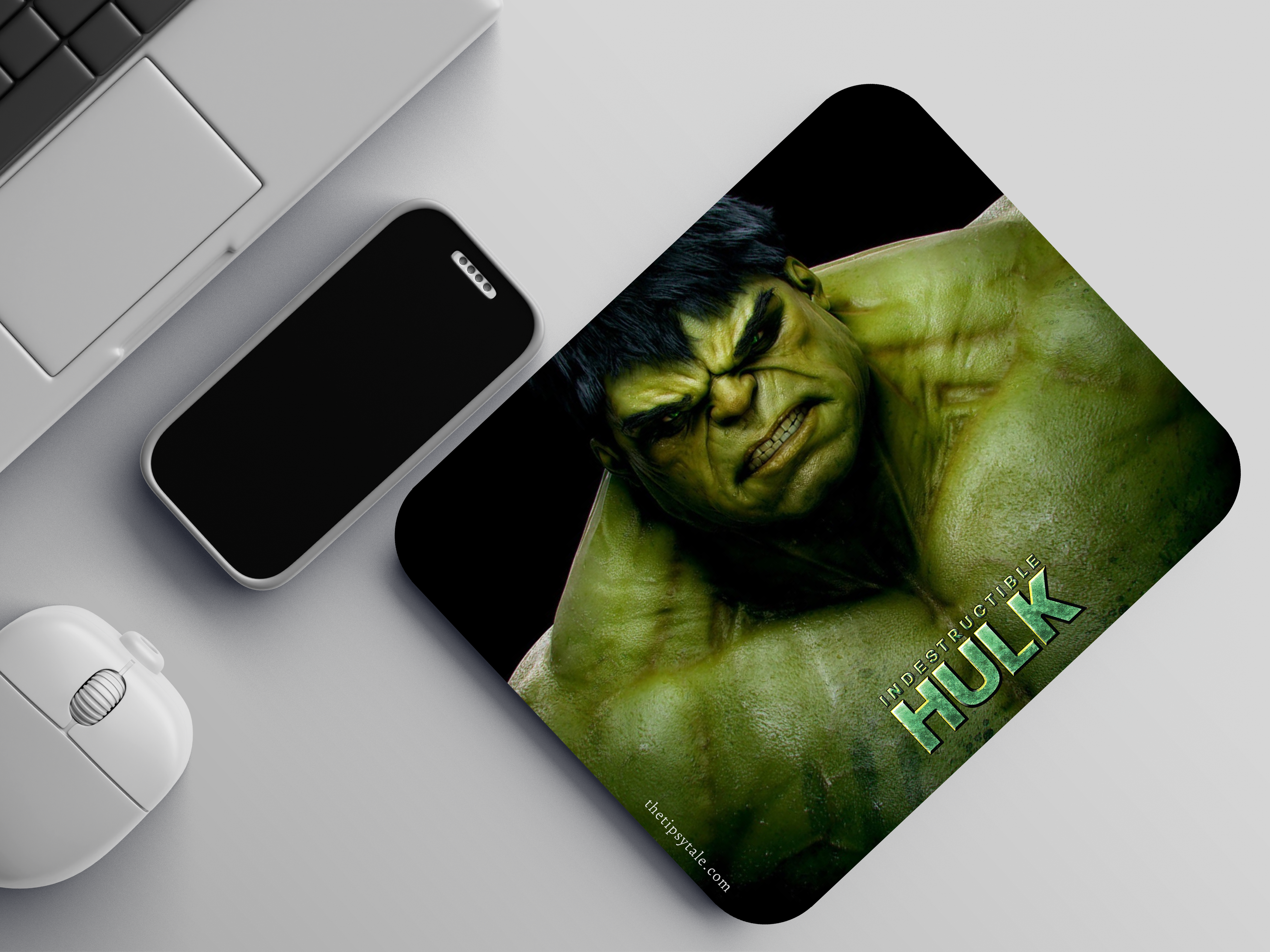"INDESTRUCTABLE HULK" Mousepad Enhance Your Workspace with Style
