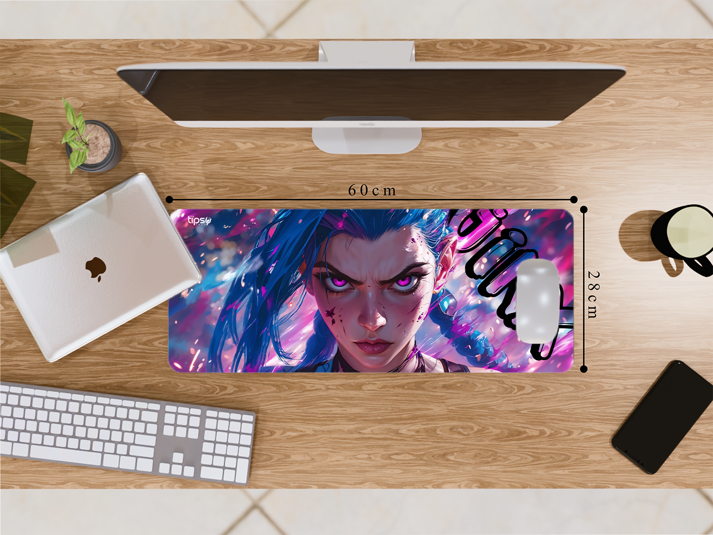 "JINX ARCANE " Gaming Mousepad – Elevate Your Gaming Experience