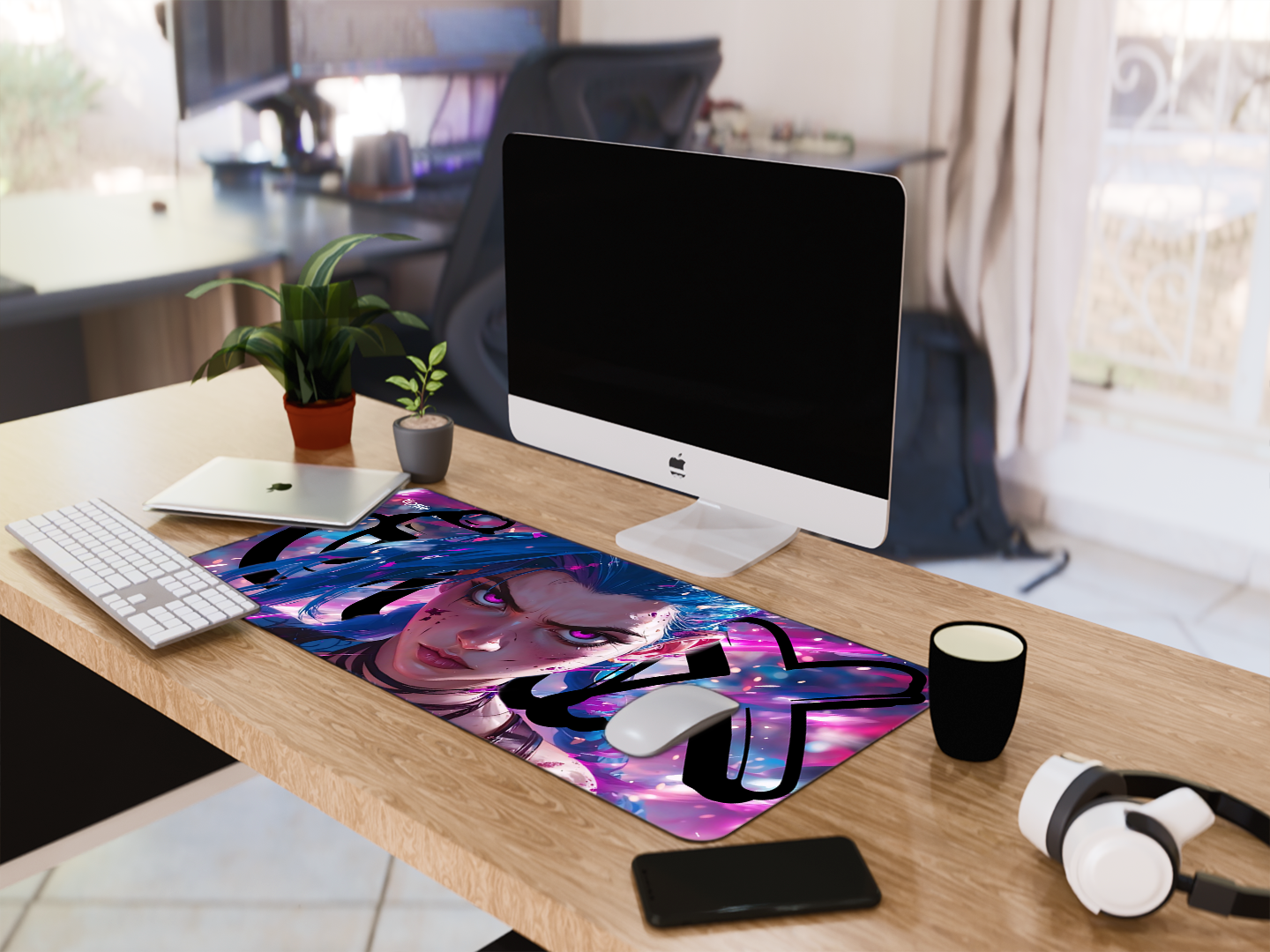 "JINX-ARCANE-ALTER EGO" Gaming Mousepad Elevate Your Gaming Experience