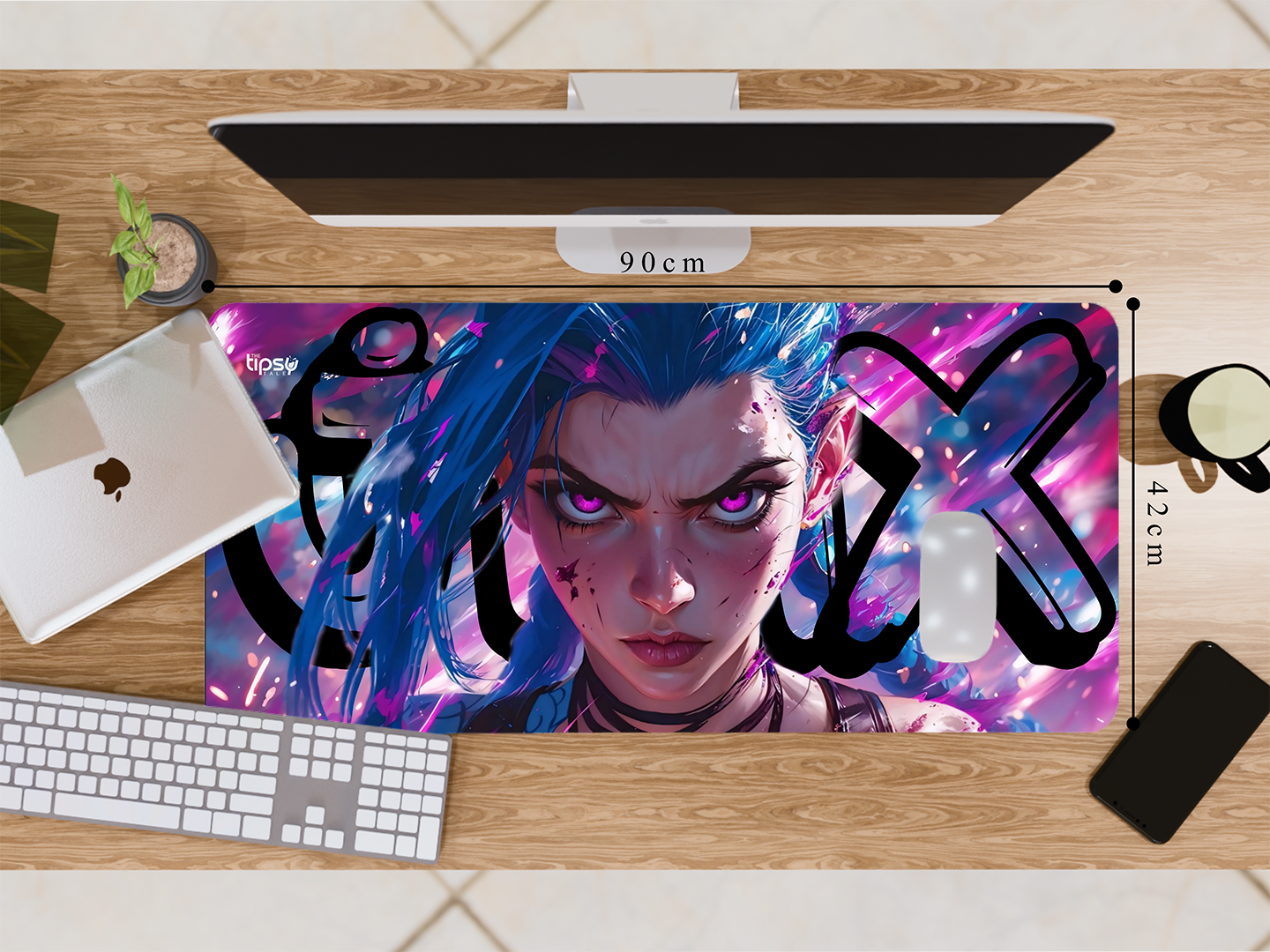 "JINX-ARCANE-ALTER EGO" Gaming Mousepad Elevate Your Gaming Experience