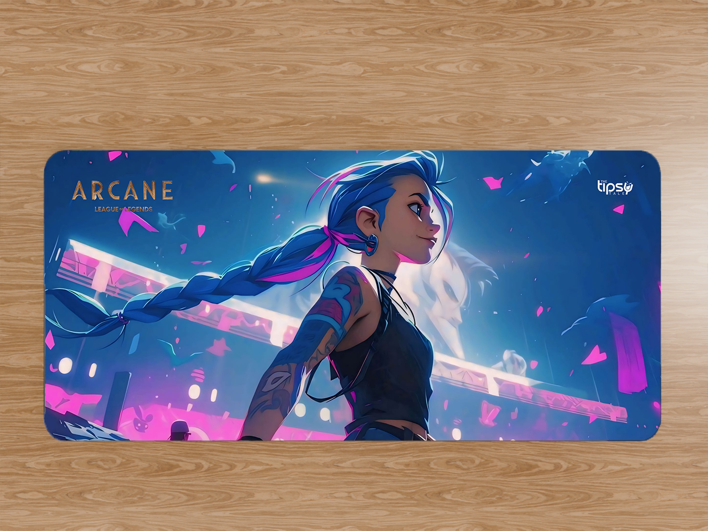 "JINX-ARCANE-LEAGUE OF LEGENDS" Gaming Mousepad Elevate Your Gaming Experience