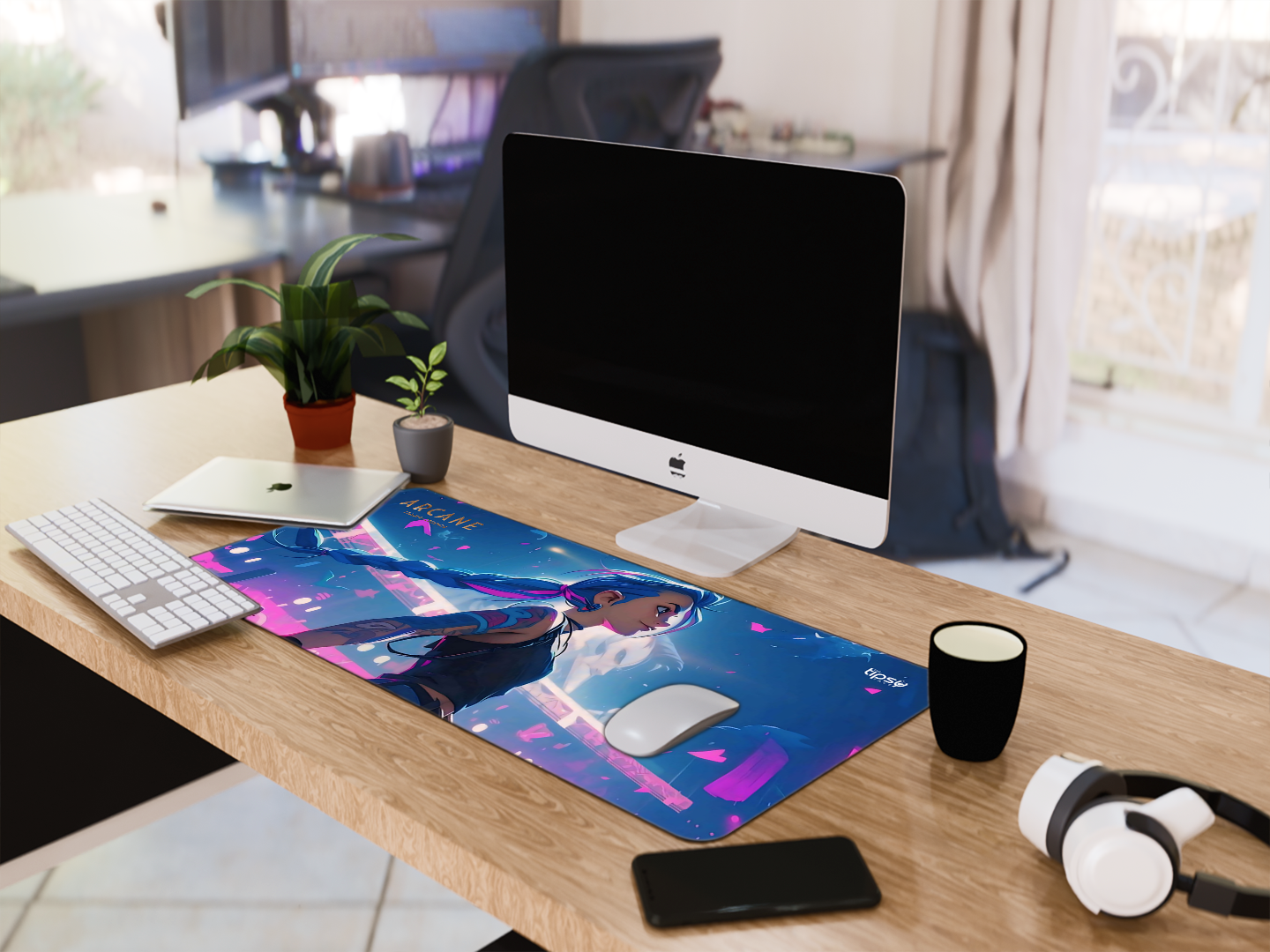 "JINX-ARCANE-LEAGUE OF LEGENDS" Gaming Mousepad Elevate Your Gaming Experience