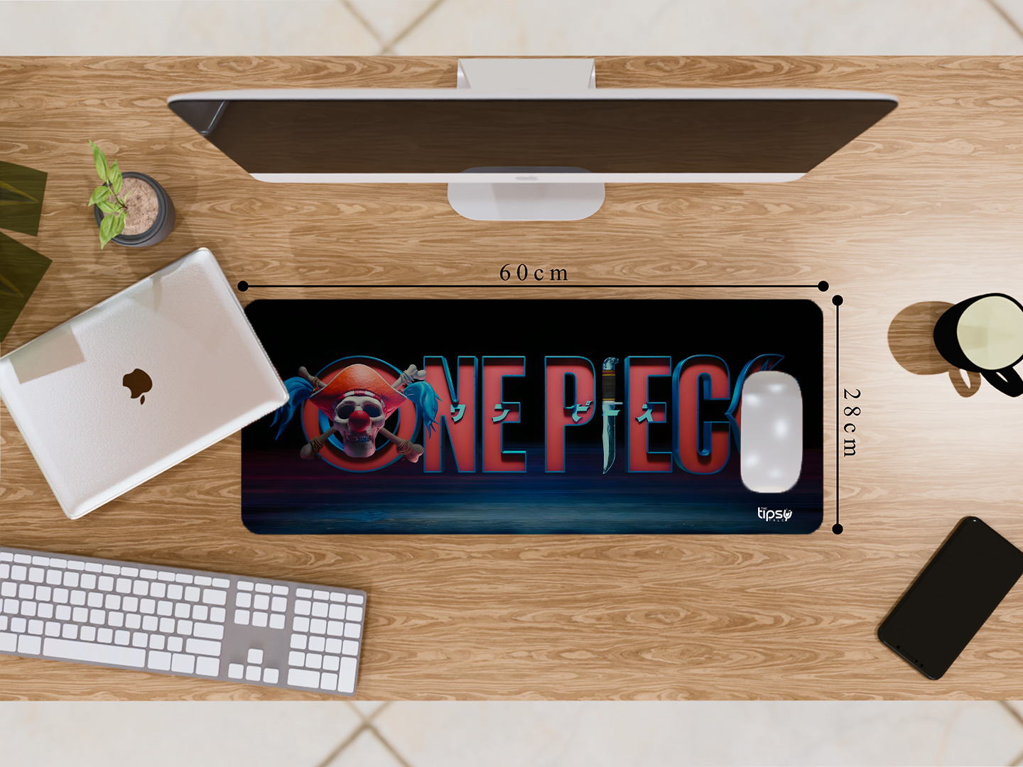 "JOLLY ROGER-ONE PIECE" Gaming Mousepad Elevate Your Gaming Experience