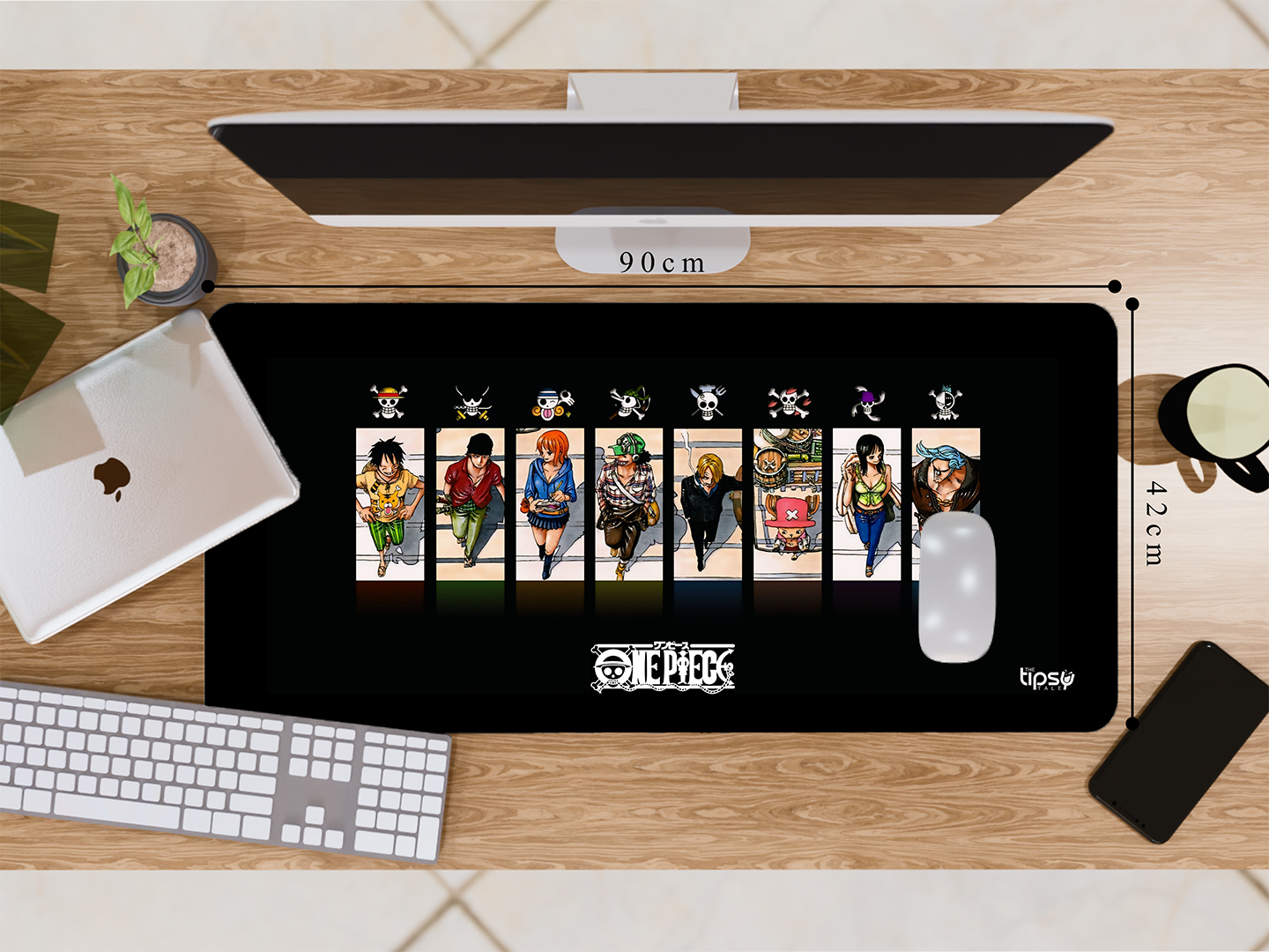 "TEAM ONE PIECE" Gaming Mousepad Elevate Your Gaming Experience