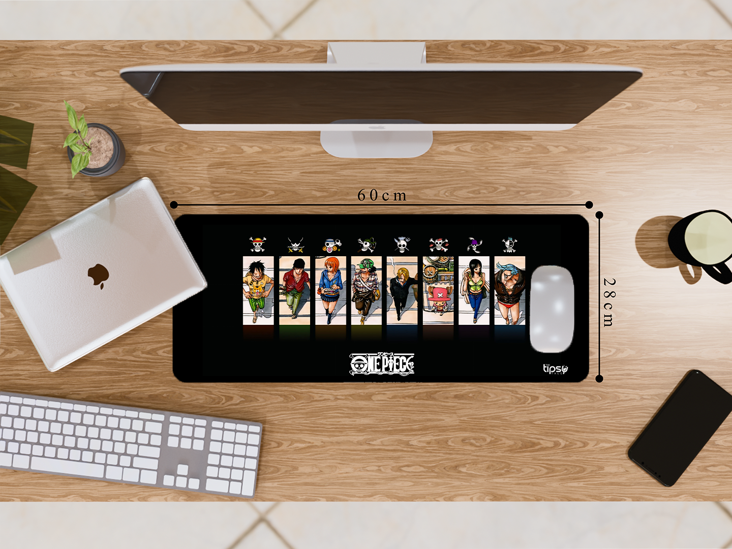 "TEAM ONE PIECE" Gaming Mousepad Elevate Your Gaming Experience