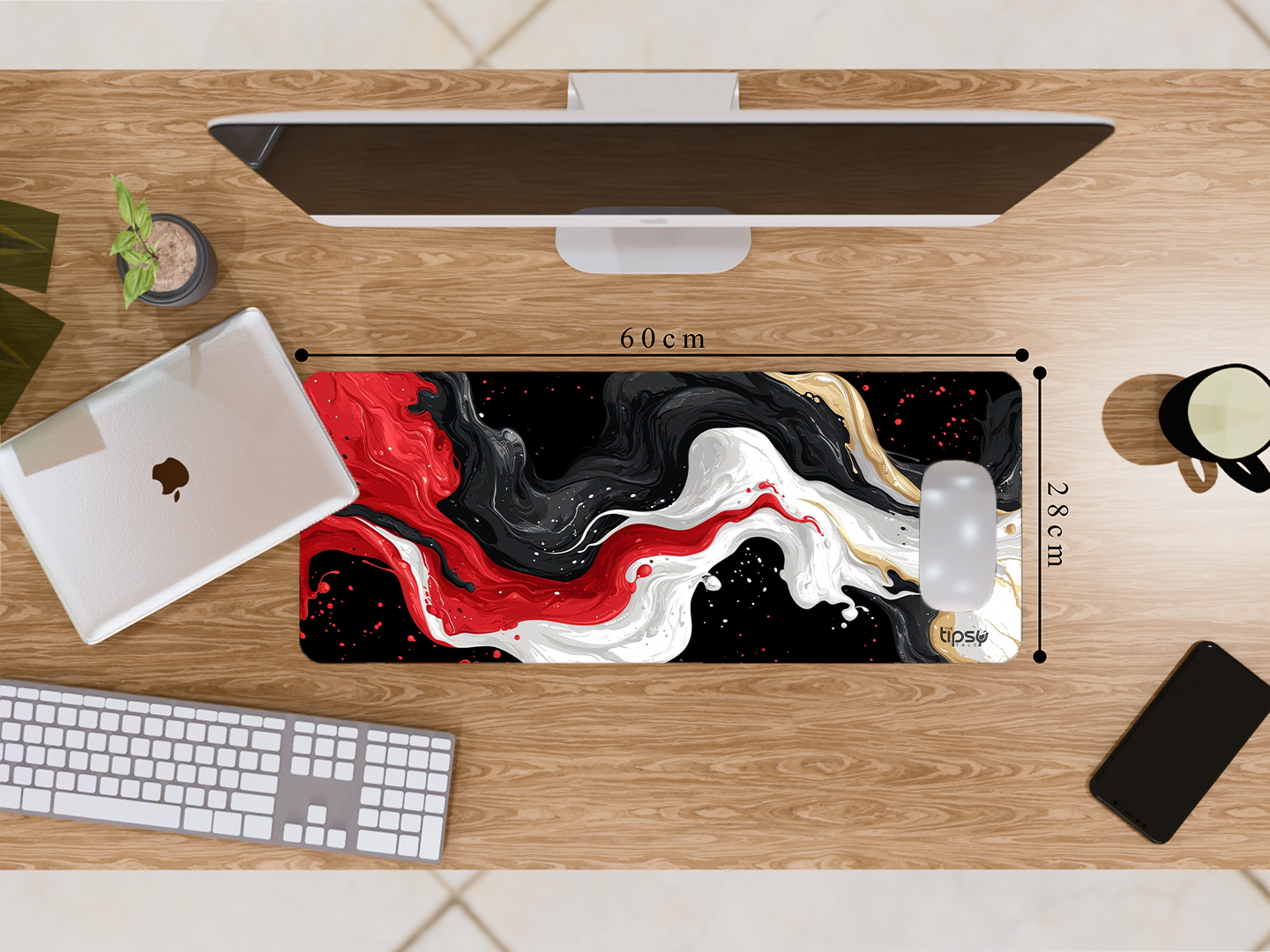 "PAINT SPLASH" Gaming Mousepad Elevate Your Gaming Experience