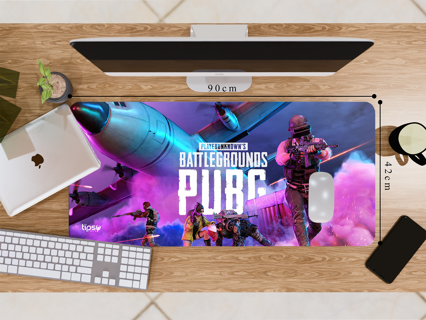 "PUB-G : Gaming" Mousepad Elevate Your Gaming Experience
