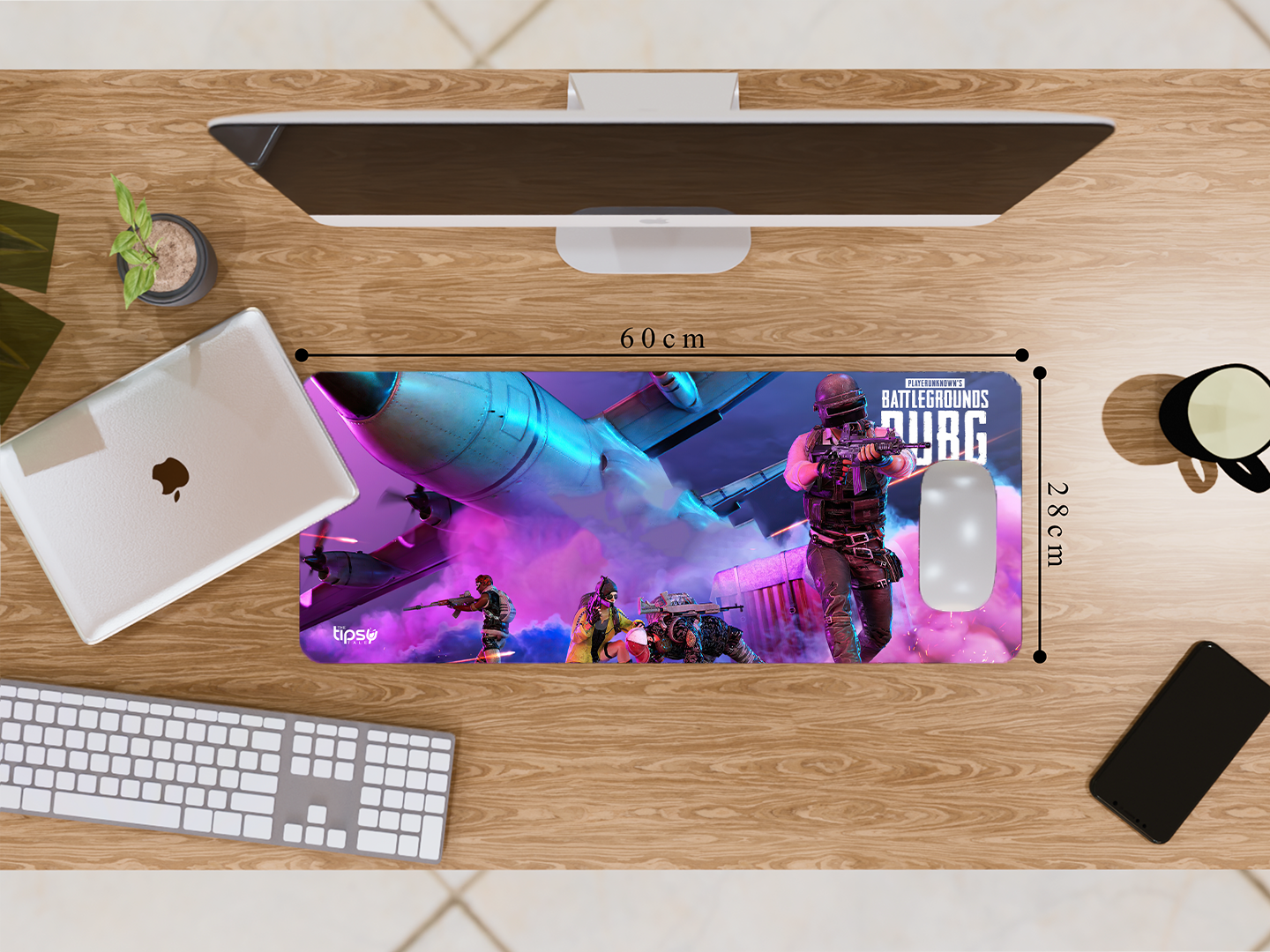 "PUB-G battle" Gaming Mousepad Elevate Your Gaming Experience