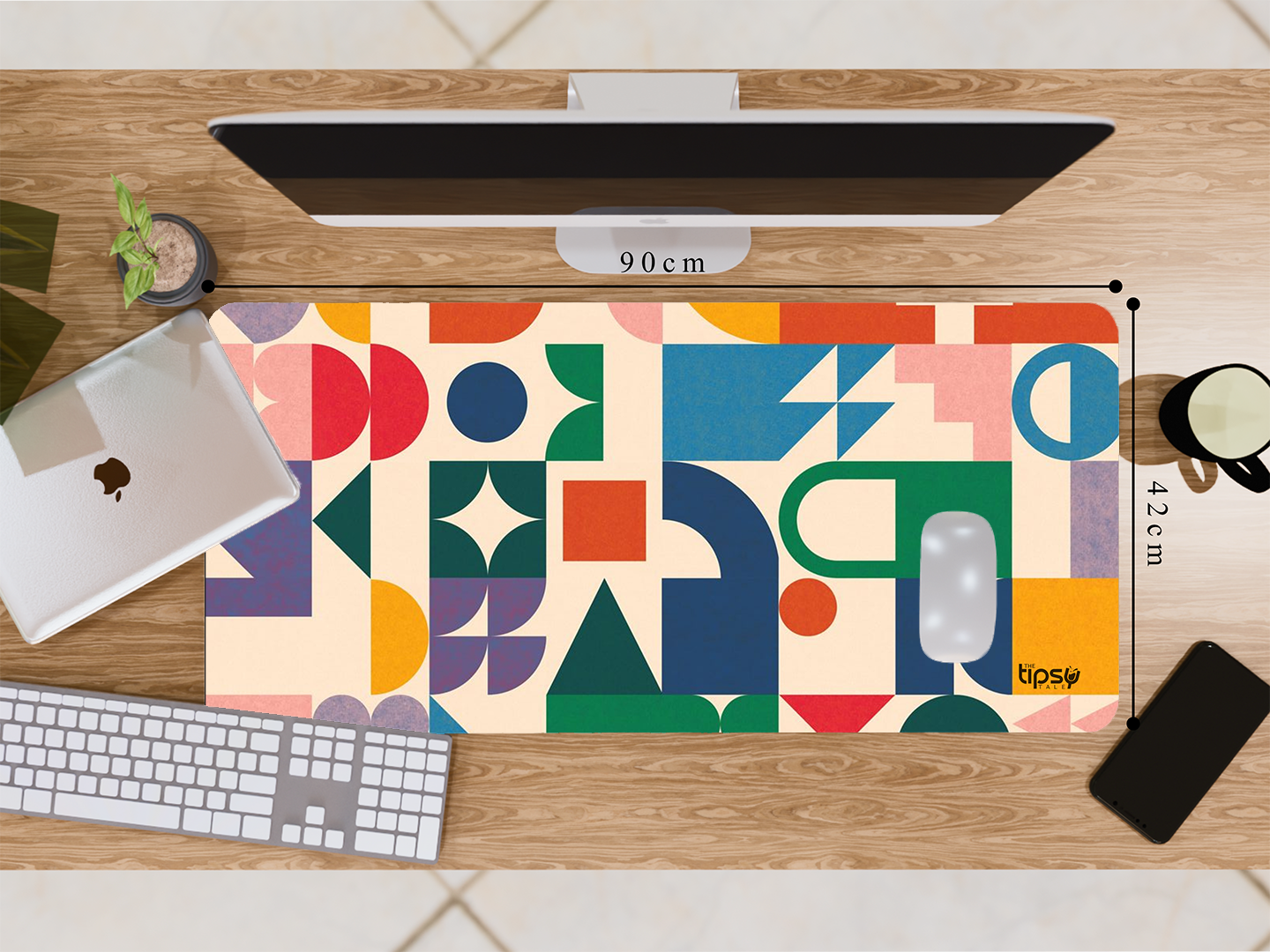 "ABSTRACT SHAPES" Gaming Mousepad Elevate Your Gaming Experience