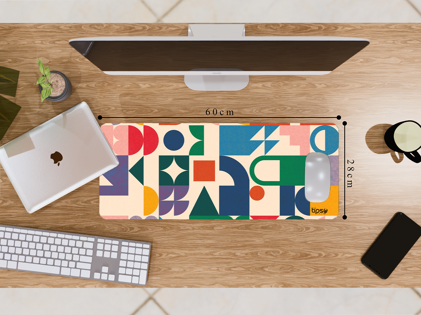 "ABSTRACT SHAPES" Gaming Mousepad Elevate Your Gaming Experience