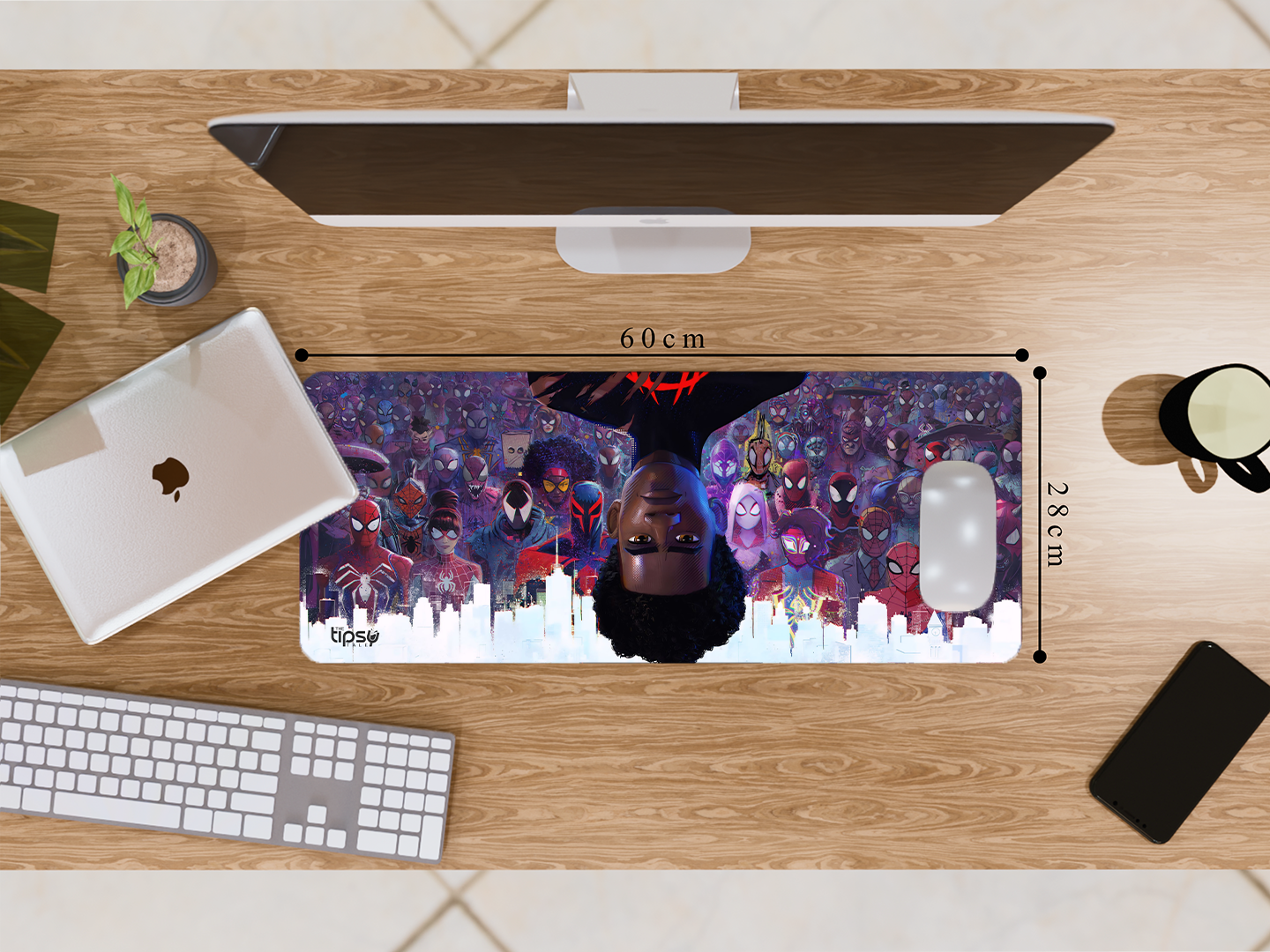 "SPIDER UPSIDE UNIVERSE" Gaming Mousepad Elevate Your Gaming Experience