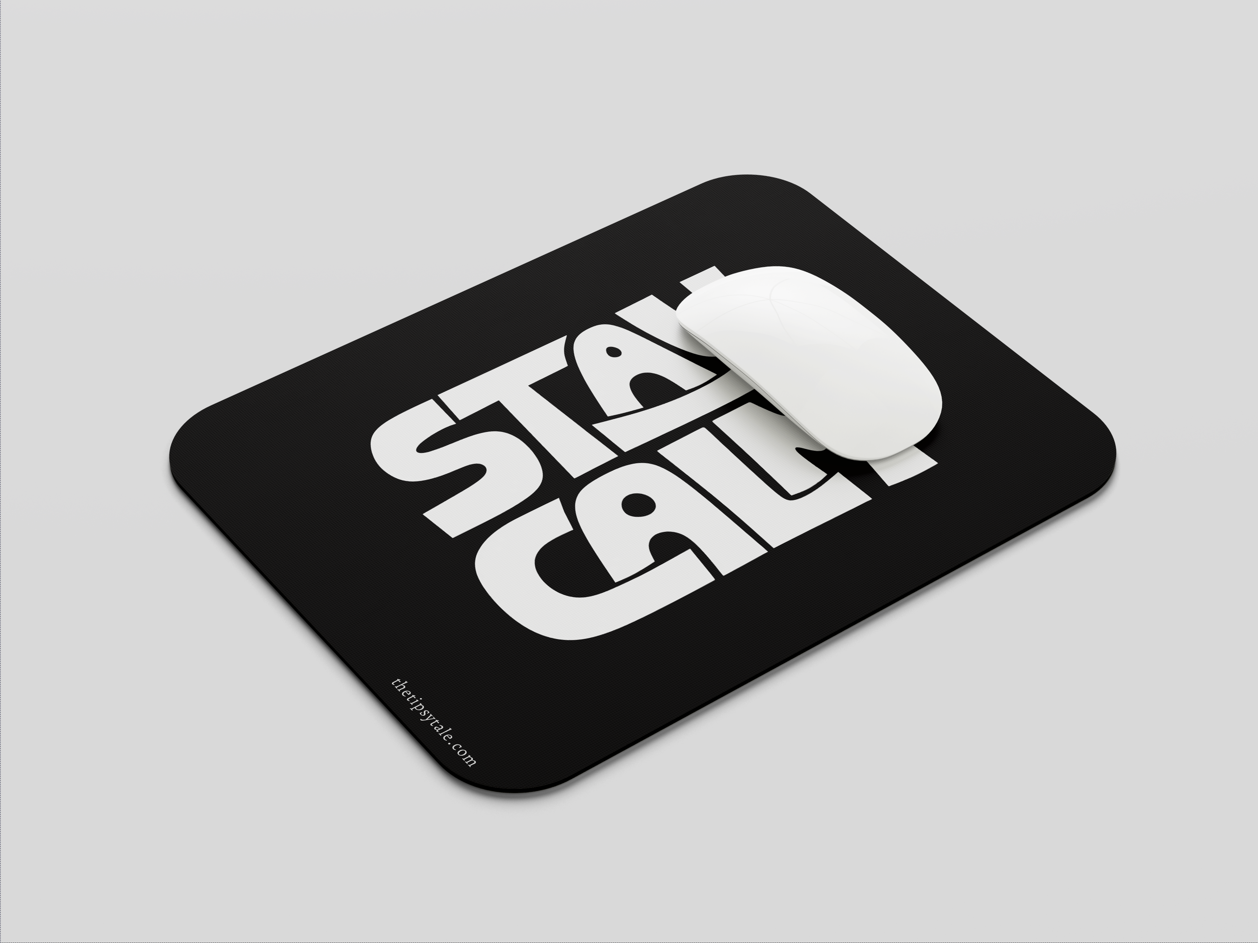 "STAY CALM" Mousepad Enhance Your Workspace with Style