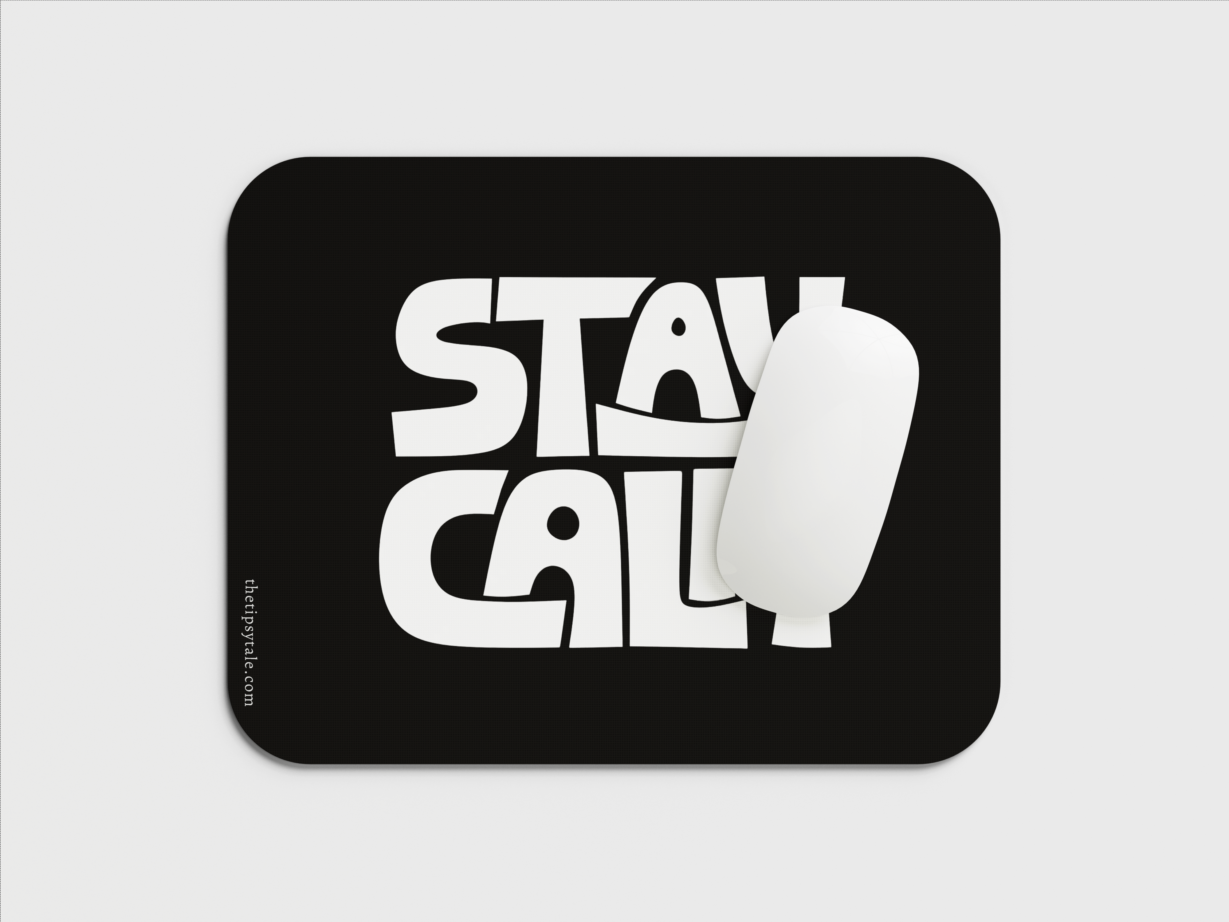 "STAY CALM" Mousepad Enhance Your Workspace with Style