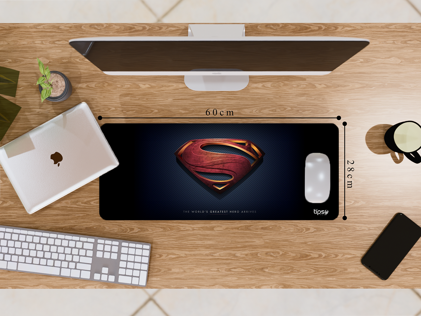 "SUPERMAN" Gaming Mousepad- Elevate Your Gaming Experience