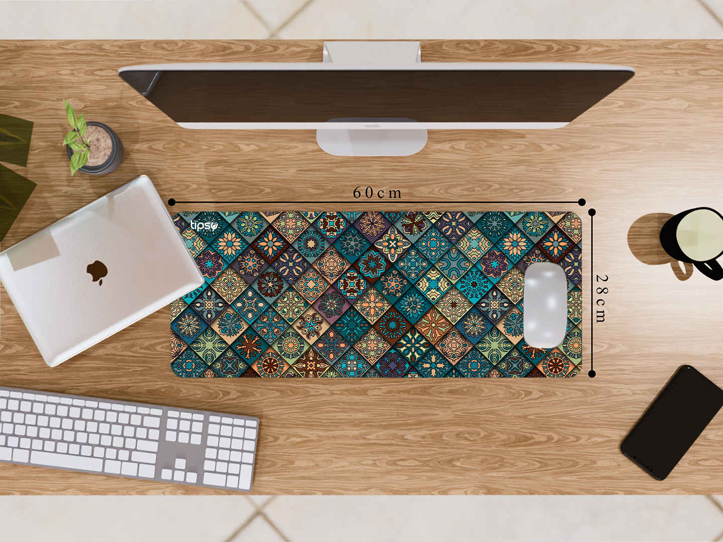 "Pattern Prints" Gaming Mousepad – Elevate Your Gaming Experience