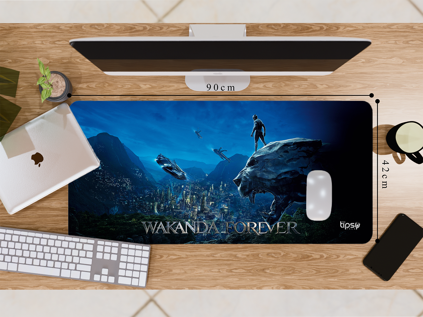 "WAKANDA FOREVER" Gaming Mousepad – Elevate Your Gaming Experience