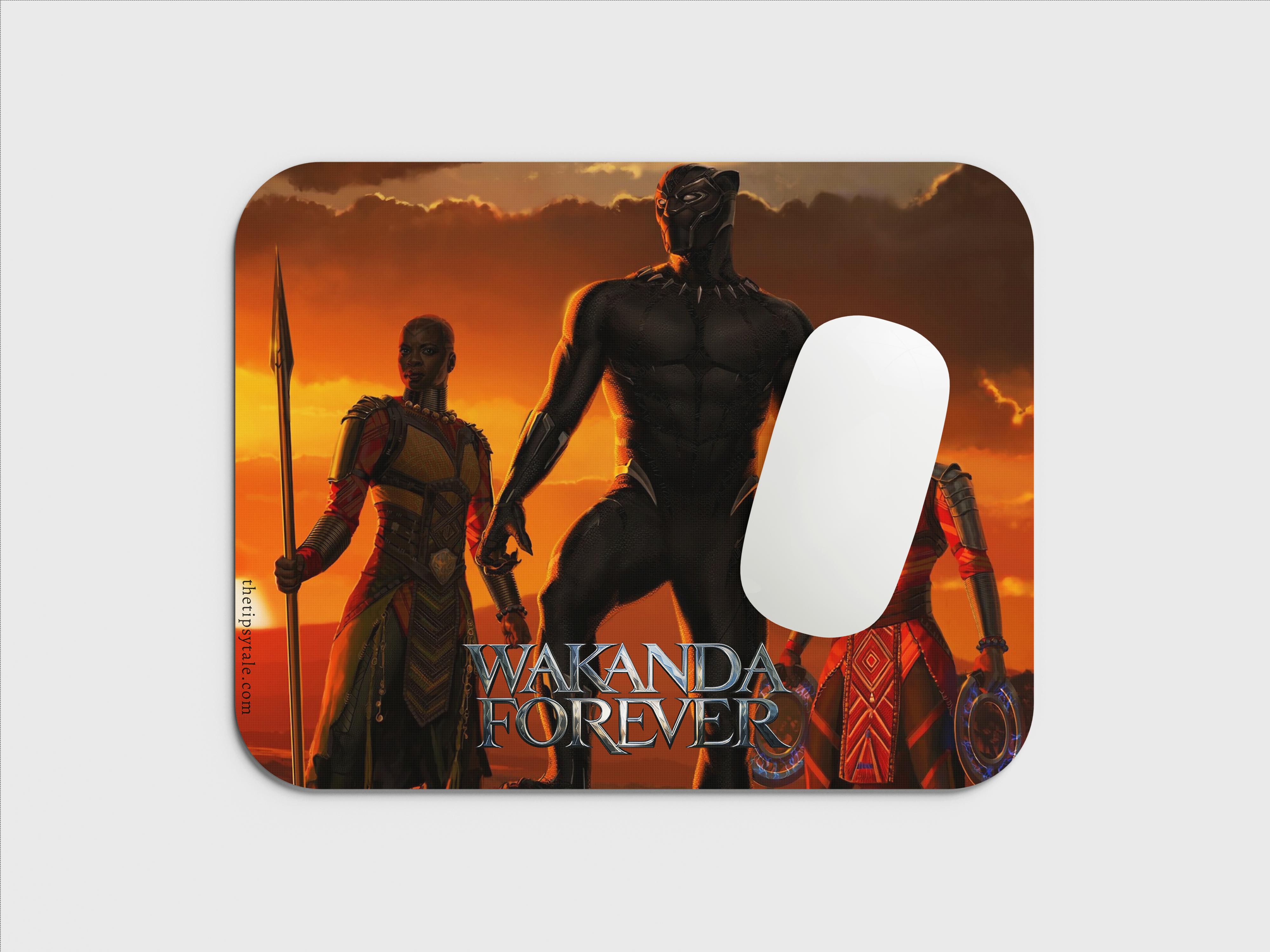 "BLACK PANTHER-War Time" Mousepad Enhance Your Workspace with Style