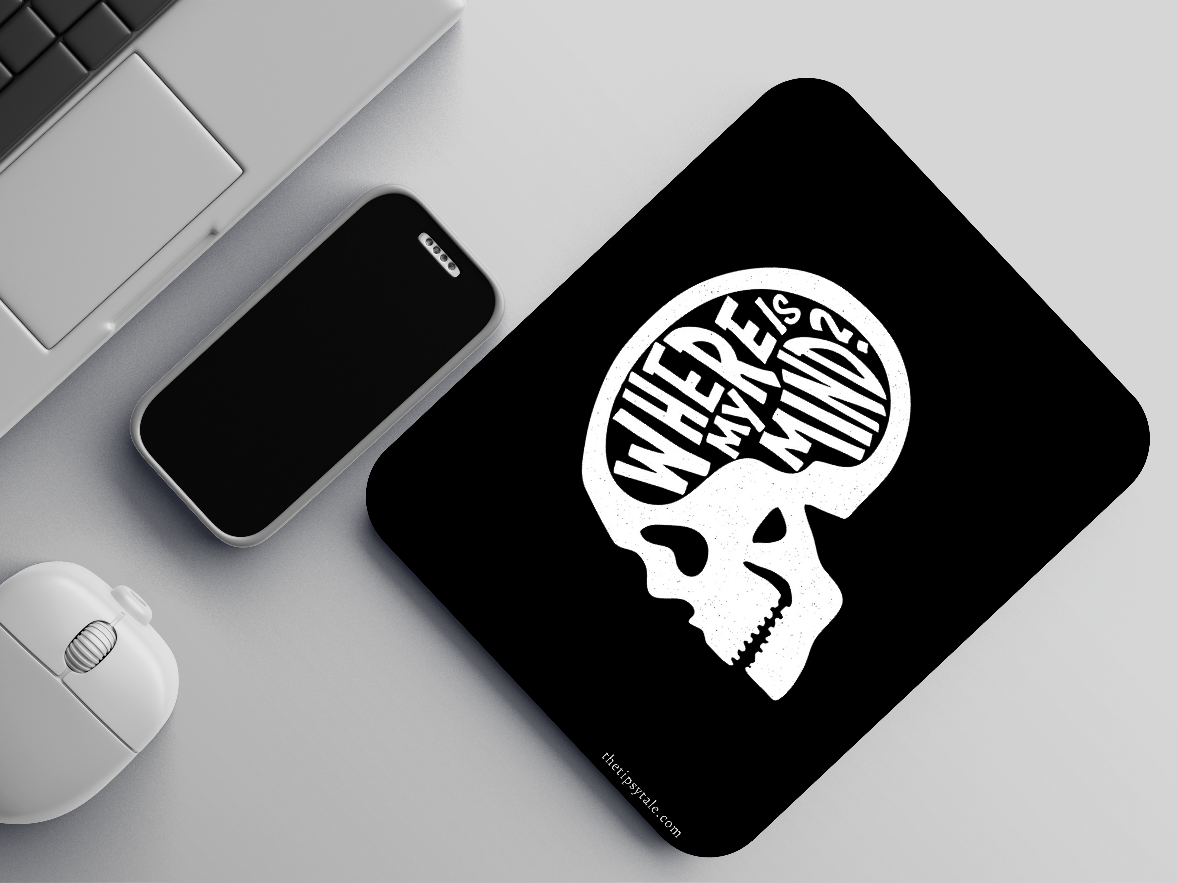 "WHERE IS MY MIND" Mousepad Enhance Your Workspace with Style