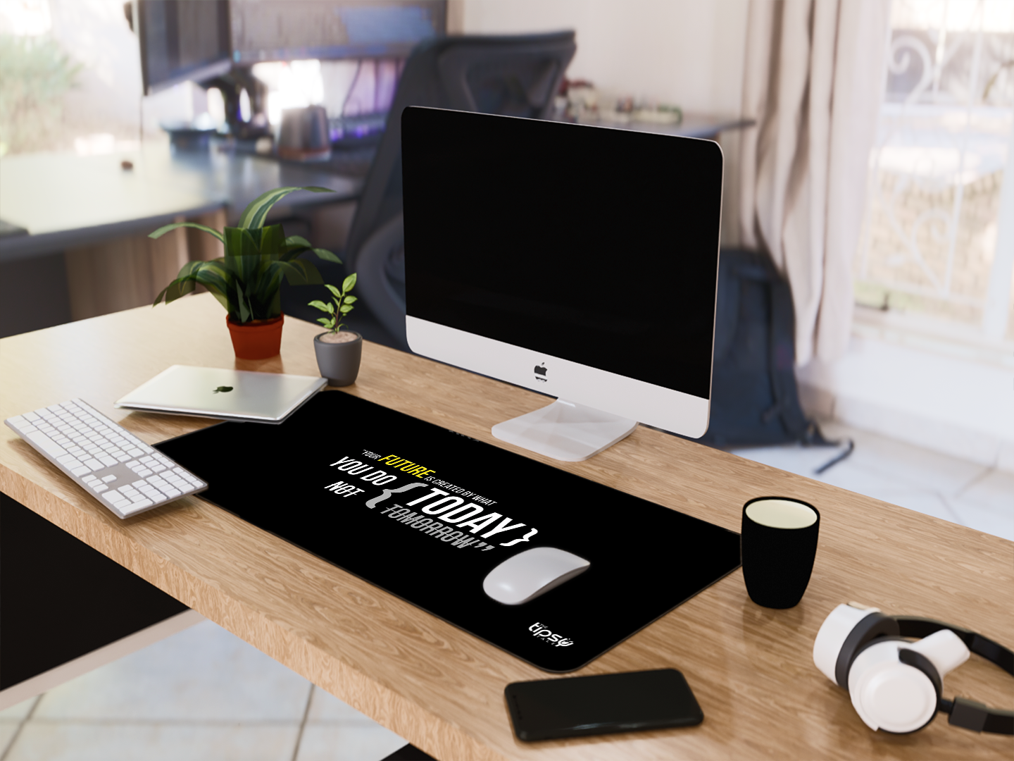 "DO IT TODAY" Gaming Mousepad Elevate Your Gaming Experience