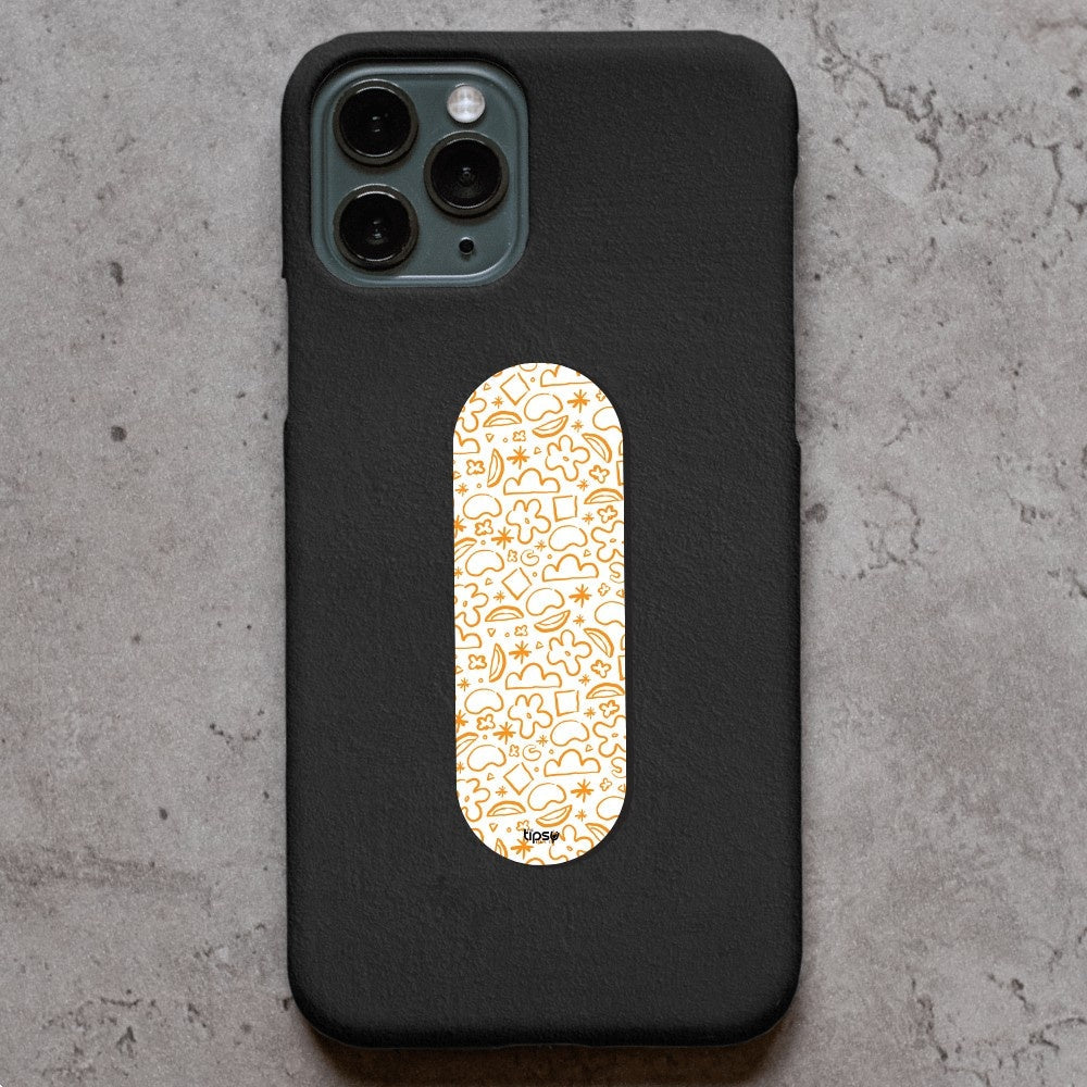 "Abstract" Phone Grip Slider Anti-Slip Stand and Holder