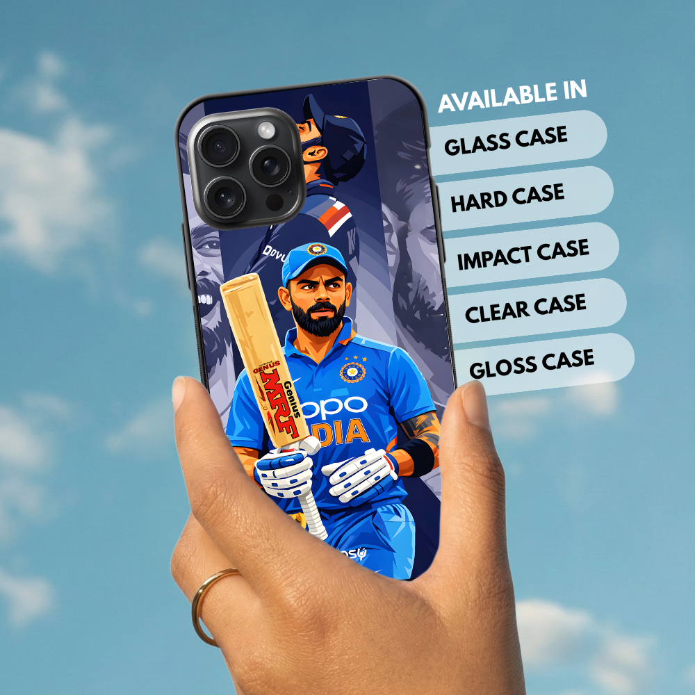 "MASTER BLASTER VIRAT KOHLI CRICKET FANDOM" -Mobile Covers Shock Resistant, Slim & Stylish Cases