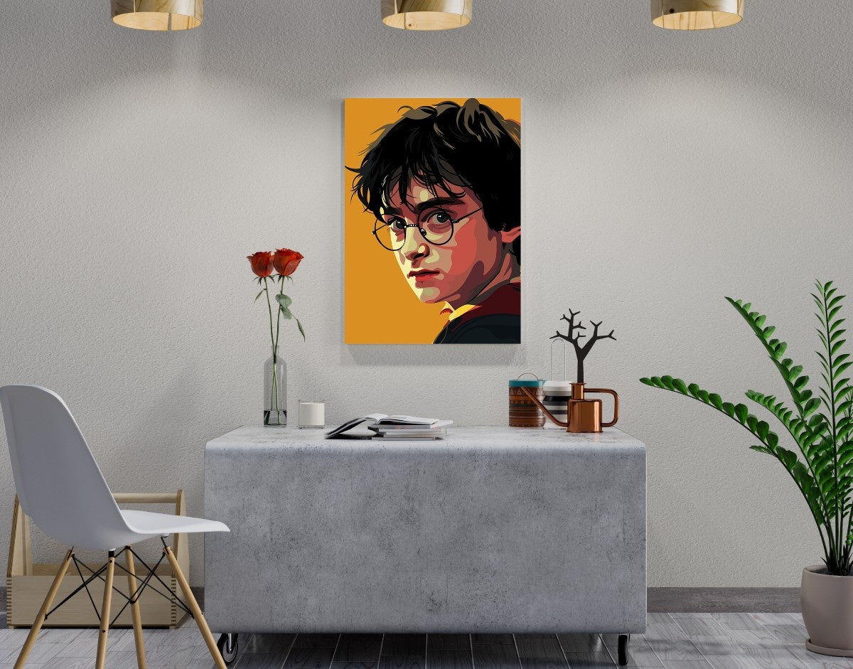 "HARRY POTTER ILLUSTRATION" -Shiny & Sturdy Metallic Poster Art That Pops & Sticks