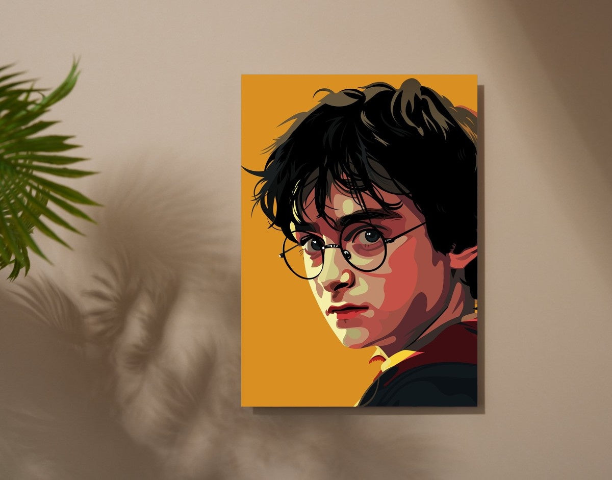 "HARRY POTTER ILLUSTRATION" -Shiny & Sturdy Metallic Poster Art That Pops & Sticks