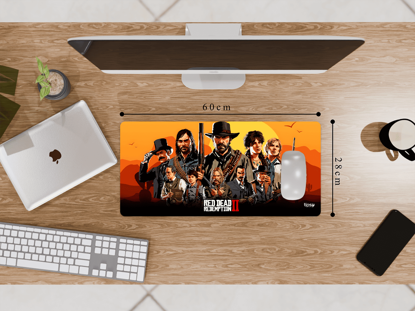 "RED DEAD REDEMPTION II" Gaming Mousepad Elevate Your Gaming Experience