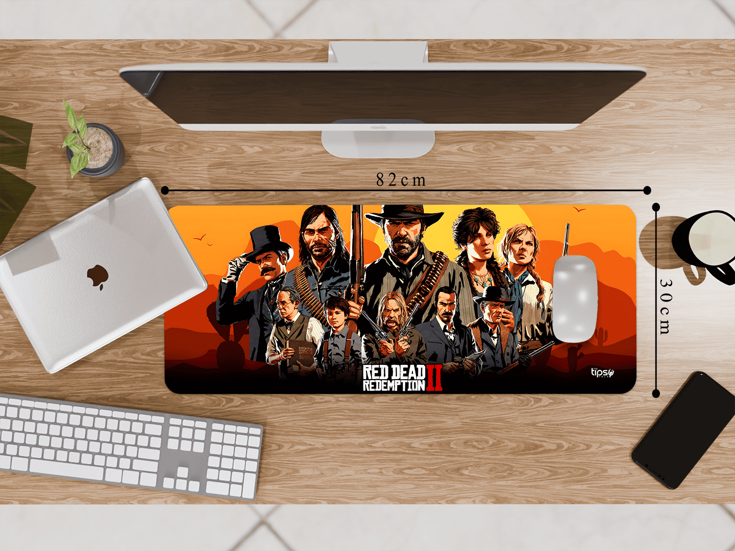 "RED DEAD REDEMPTION II" Gaming Mousepad Elevate Your Gaming Experience
