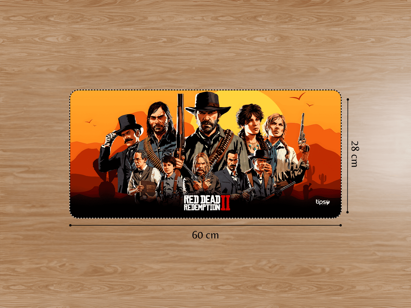"RED DEAD REDEMPTION II" Gaming Mousepad Elevate Your Gaming Experience