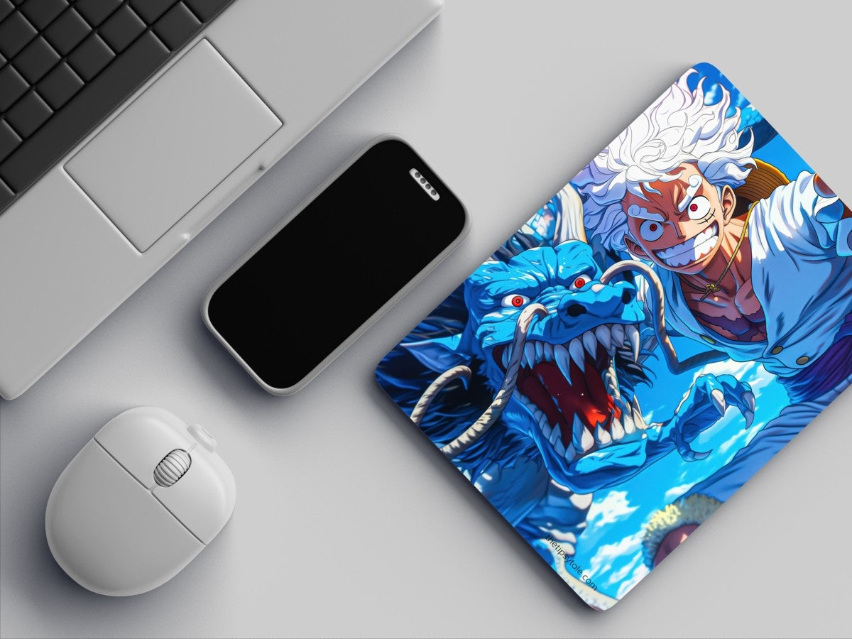 "LUFFY VS KAIDO" Mousepad: Enhance Your Workspace with Style