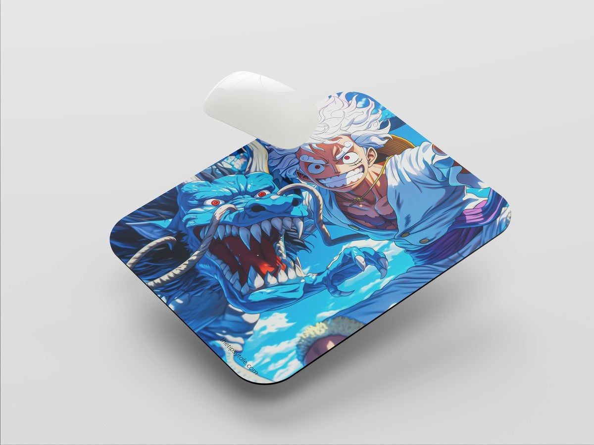 "LUFFY VS KAIDO" Mousepad: Enhance Your Workspace with Style