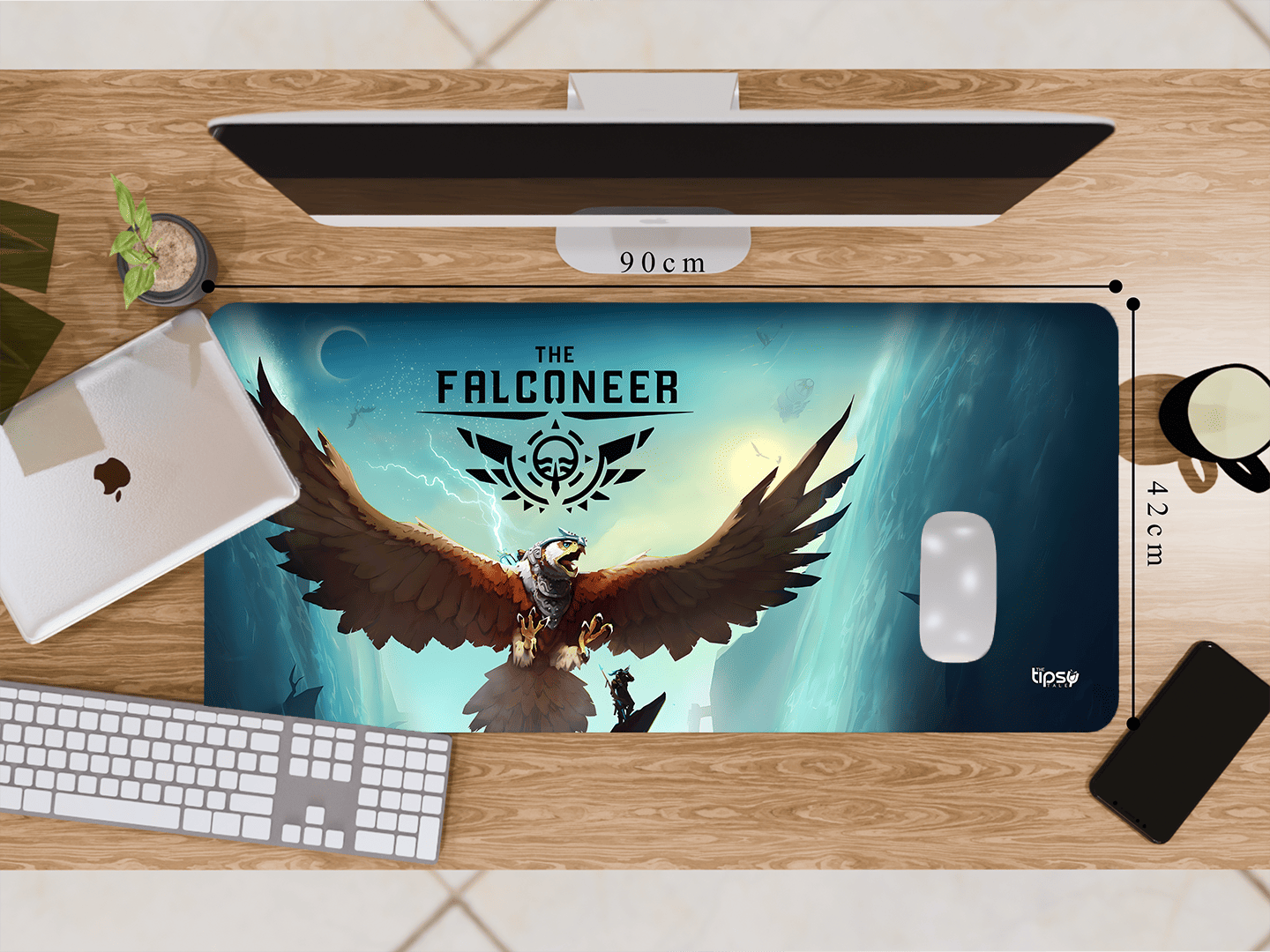 "THE FALCONEER" Gaming Mousepad Elevate Your Gaming Experience