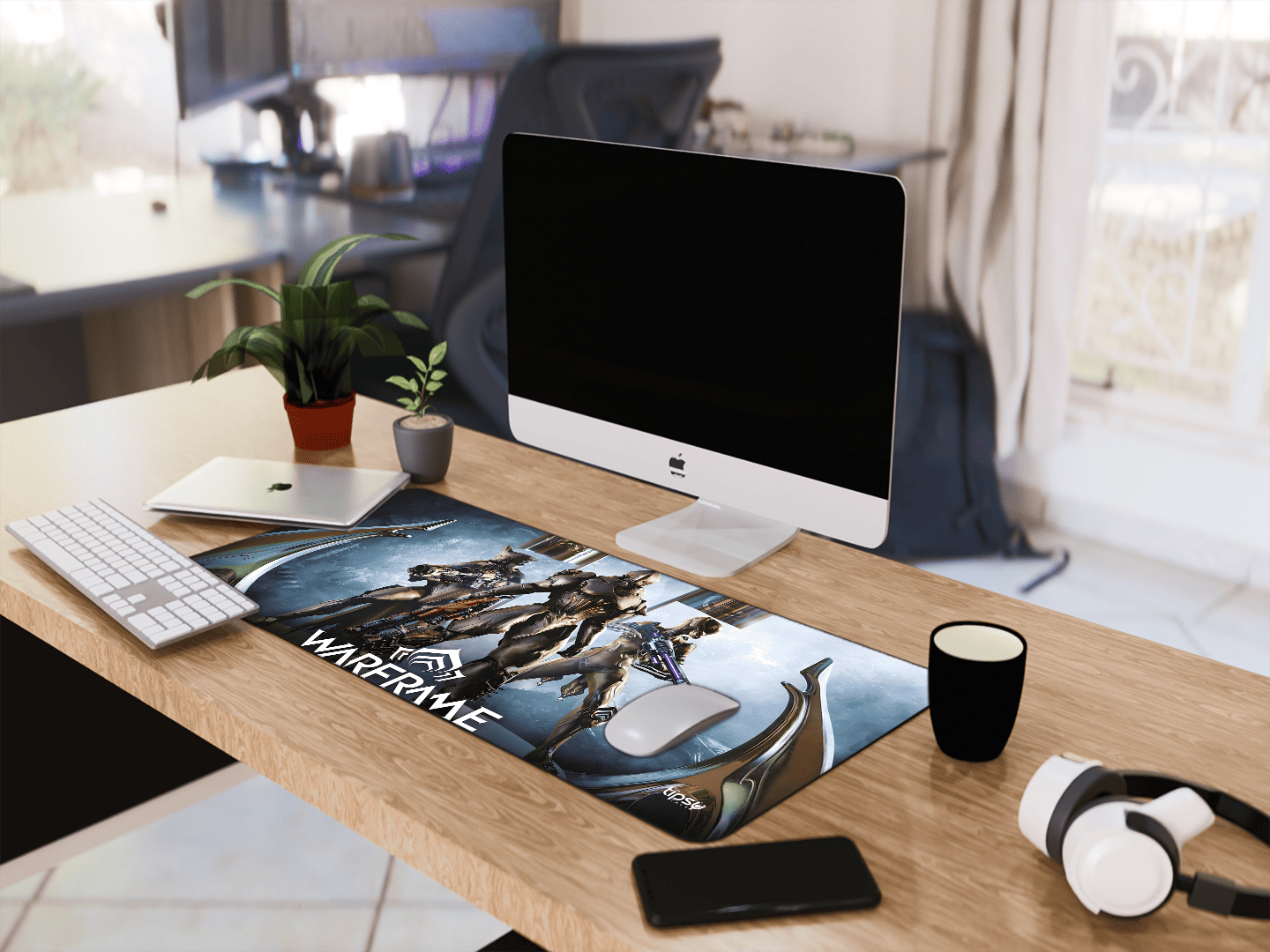 "GOLD ARMOUR WARFRAME" Gaming Mousepad Elevate Your Gaming Experience