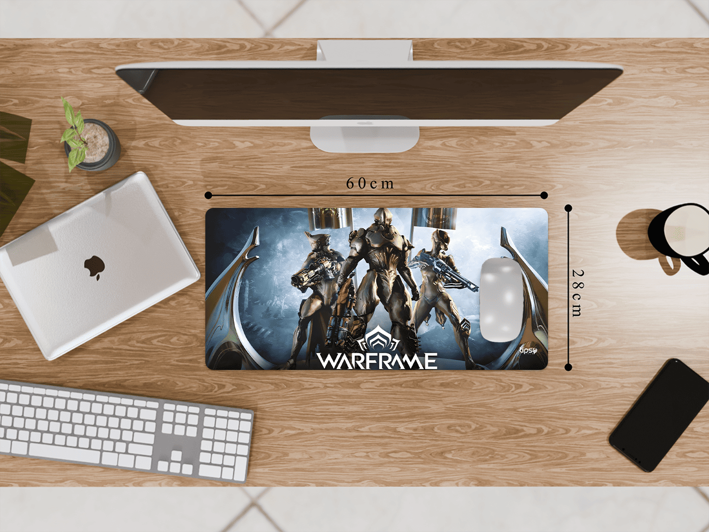"GOLD ARMOUR WARFRAME" Gaming Mousepad Elevate Your Gaming Experience