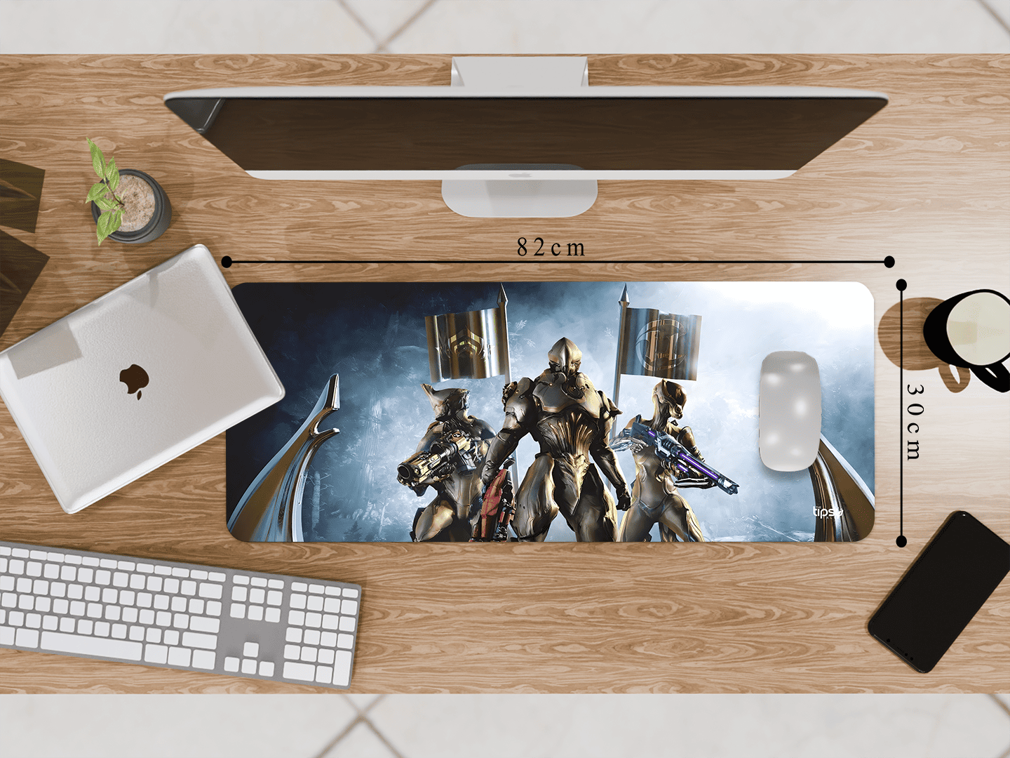 "GOLD ARMOUR WARFRAME" Gaming Mousepad Elevate Your Gaming Experience