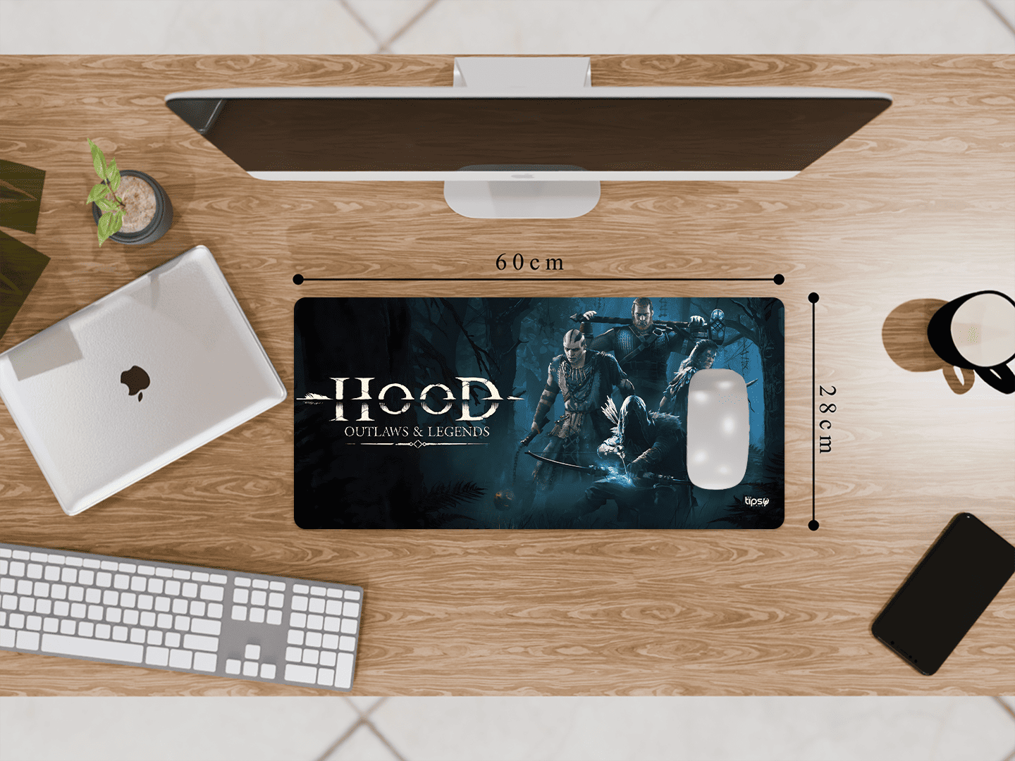 "HOOD OUTLAWS & LEGENDS" Gaming Mousepad Elevate Your Gaming Experience