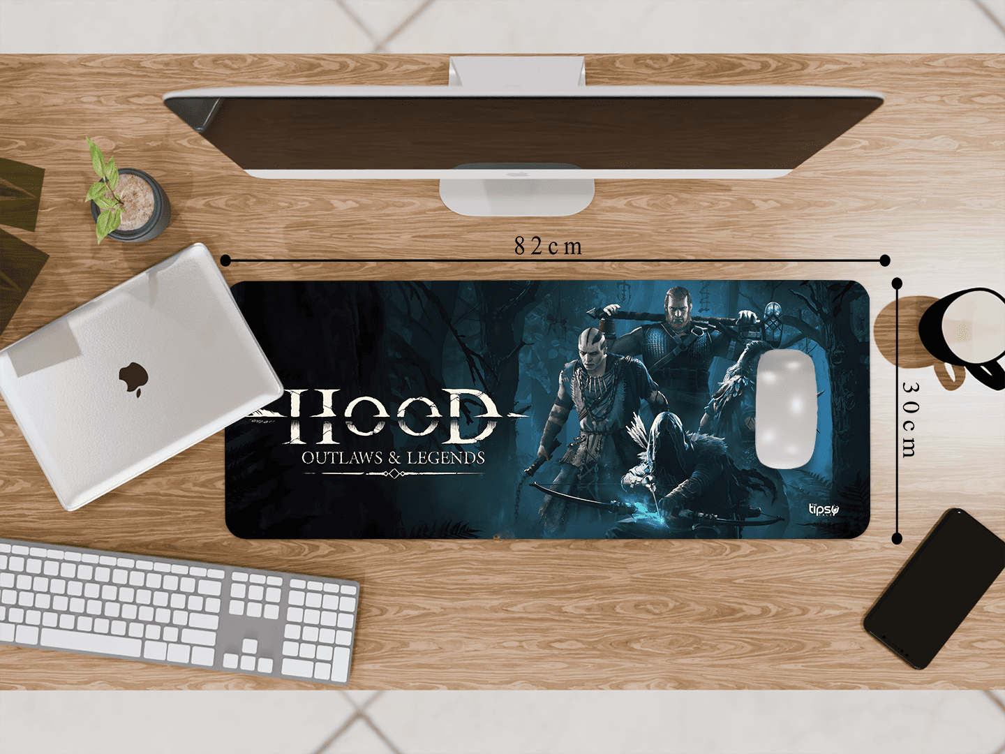 "HOOD OUTLAWS & LEGENDS" Gaming Mousepad Elevate Your Gaming Experience