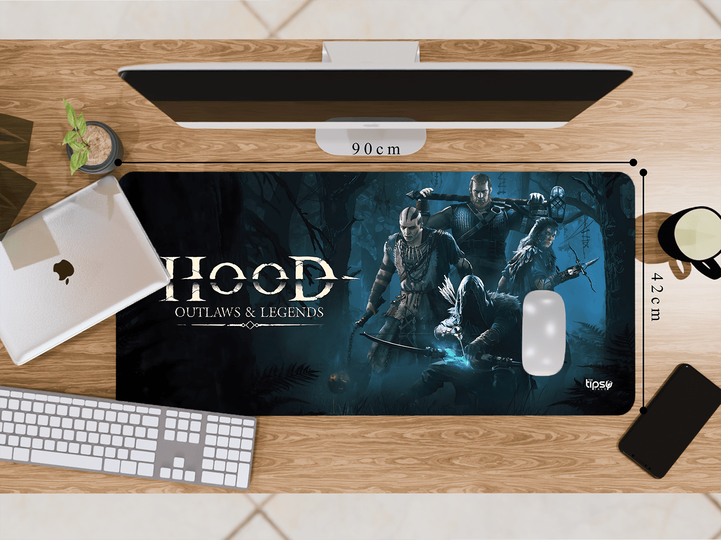 "HOOD OUTLAWS & LEGENDS" Gaming Mousepad Elevate Your Gaming Experience