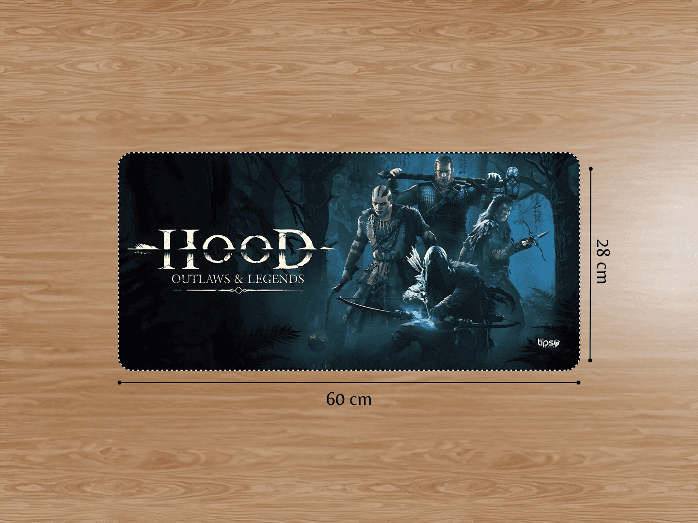 "HOOD OUTLAWS & LEGENDS" Gaming Mousepad Elevate Your Gaming Experience