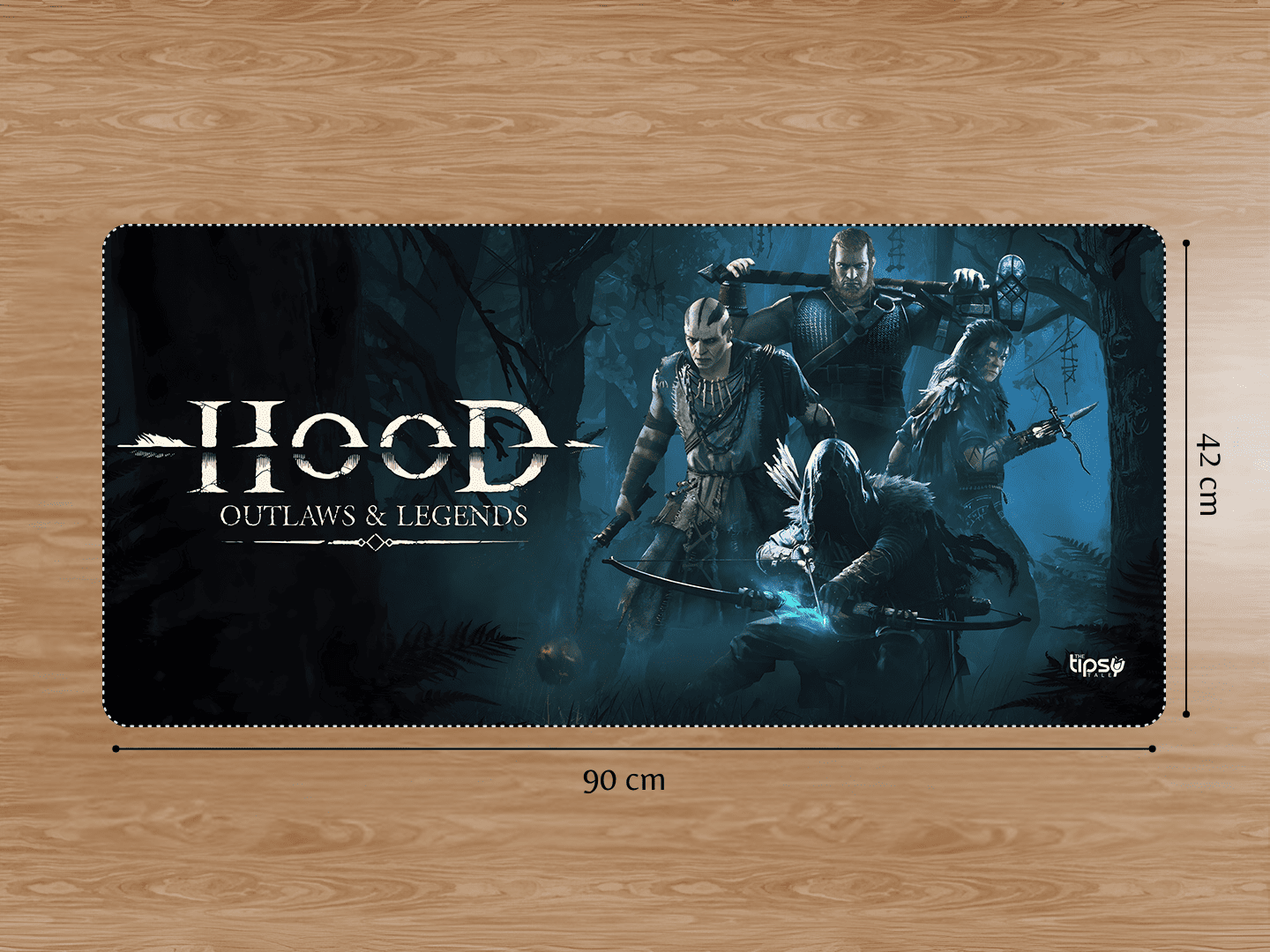 "HOOD OUTLAWS & LEGENDS" Gaming Mousepad Elevate Your Gaming Experience