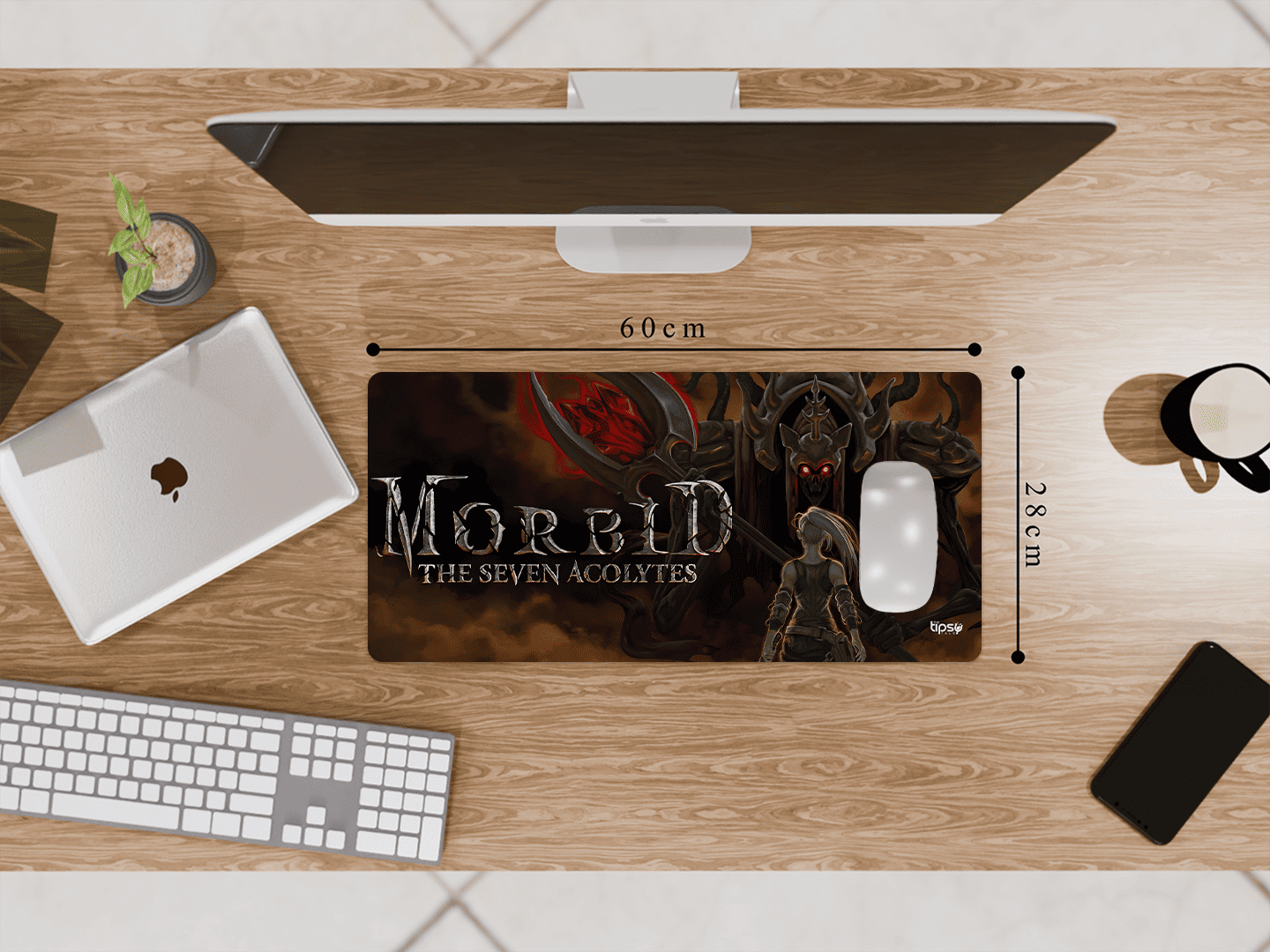 "MORBID THE SEVEN ACOLYTES" Gaming Mousepad Elevate Your Gaming Experience