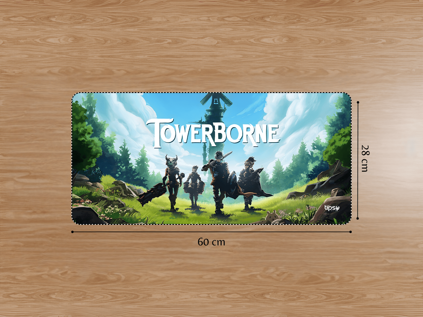 "TOWERBORNE" Gaming Mousepad Elevate Your Gaming Experience
