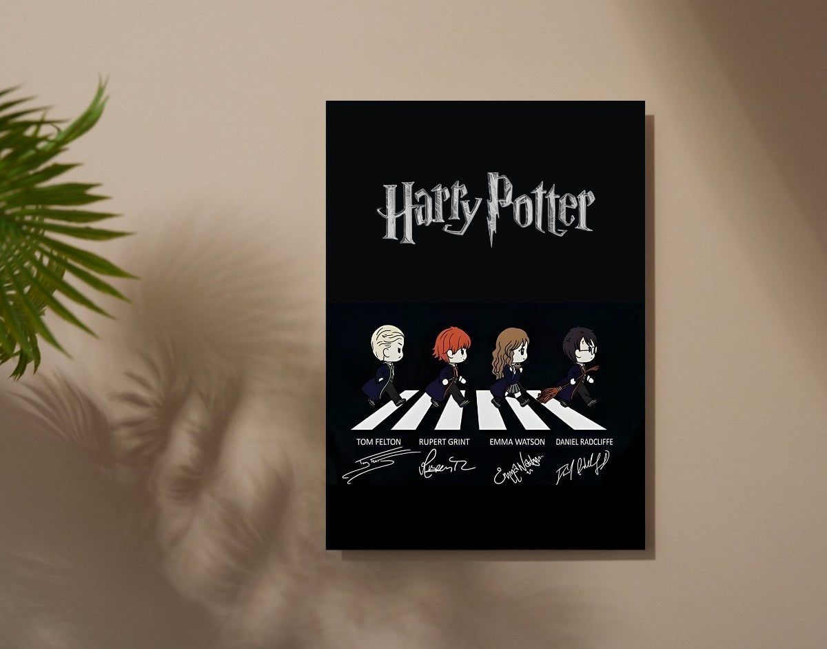 "HARRY POTTER - THE OG CREW" -Shiny & Sturdy Metallic Poster Art That Pops & Sticks