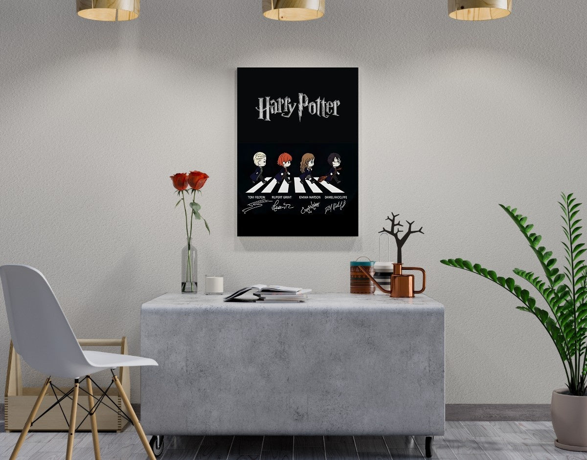 "HARRY POTTER - THE OG CREW" -Shiny & Sturdy Metallic Poster Art That Pops & Sticks