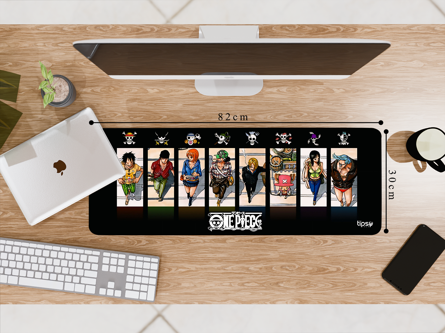 "TEAM ONE PIECE" Gaming Mousepad Elevate Your Gaming Experience