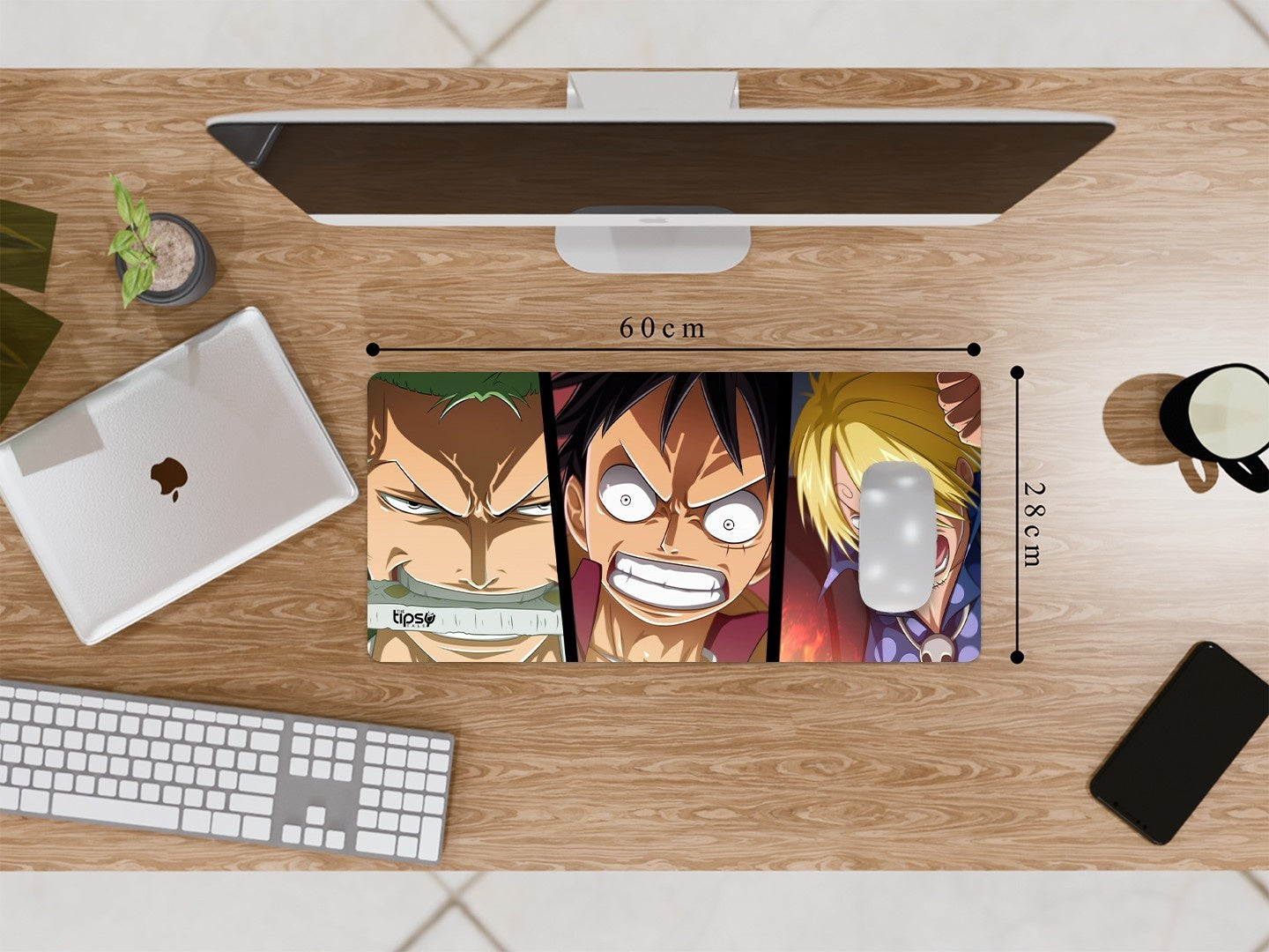 "RORONOA ZORO MONKEY - ANIME " Gaming Mousepad Elevate Your Gaming Experience