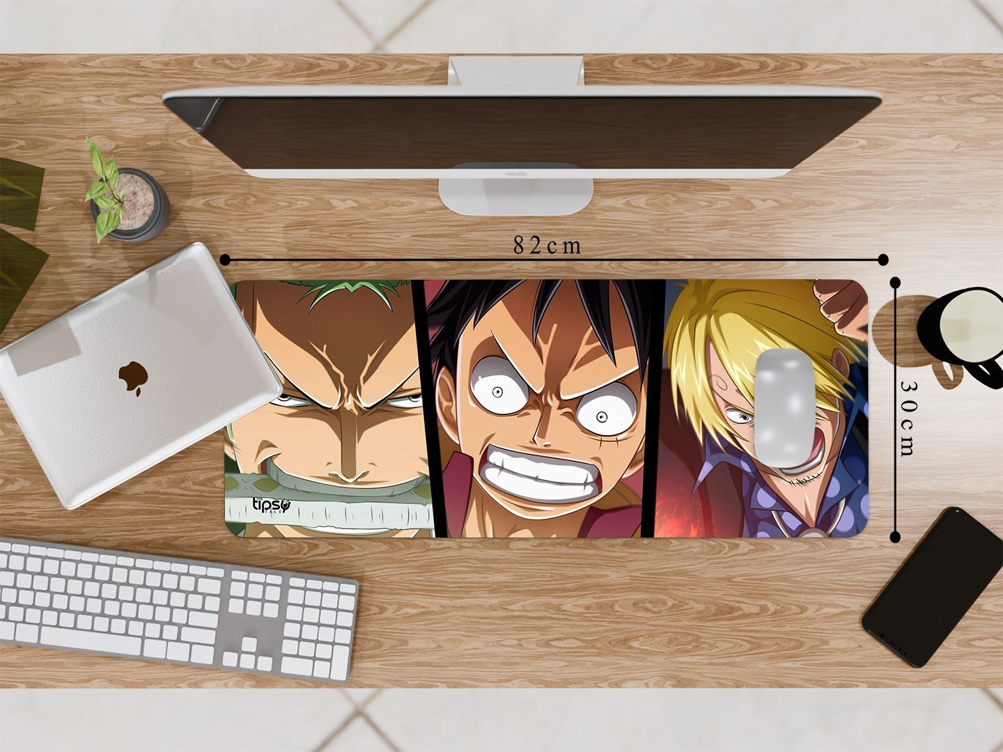 "RORONOA ZORO MONKEY - ANIME " Gaming Mousepad Elevate Your Gaming Experience
